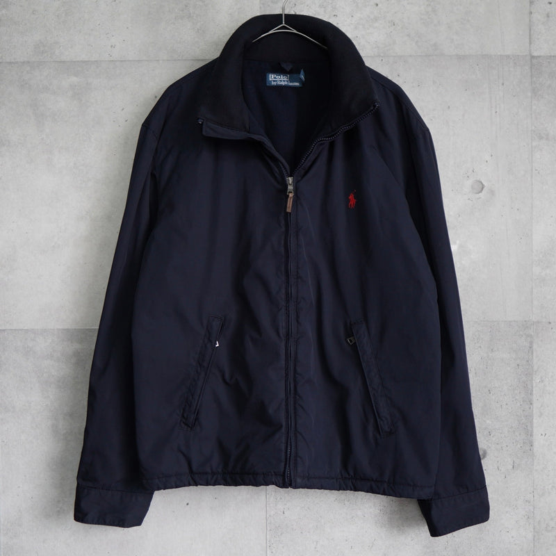 ポロ バイ ラルフローレン フリース裏地 ナイロンジャケット 中綿