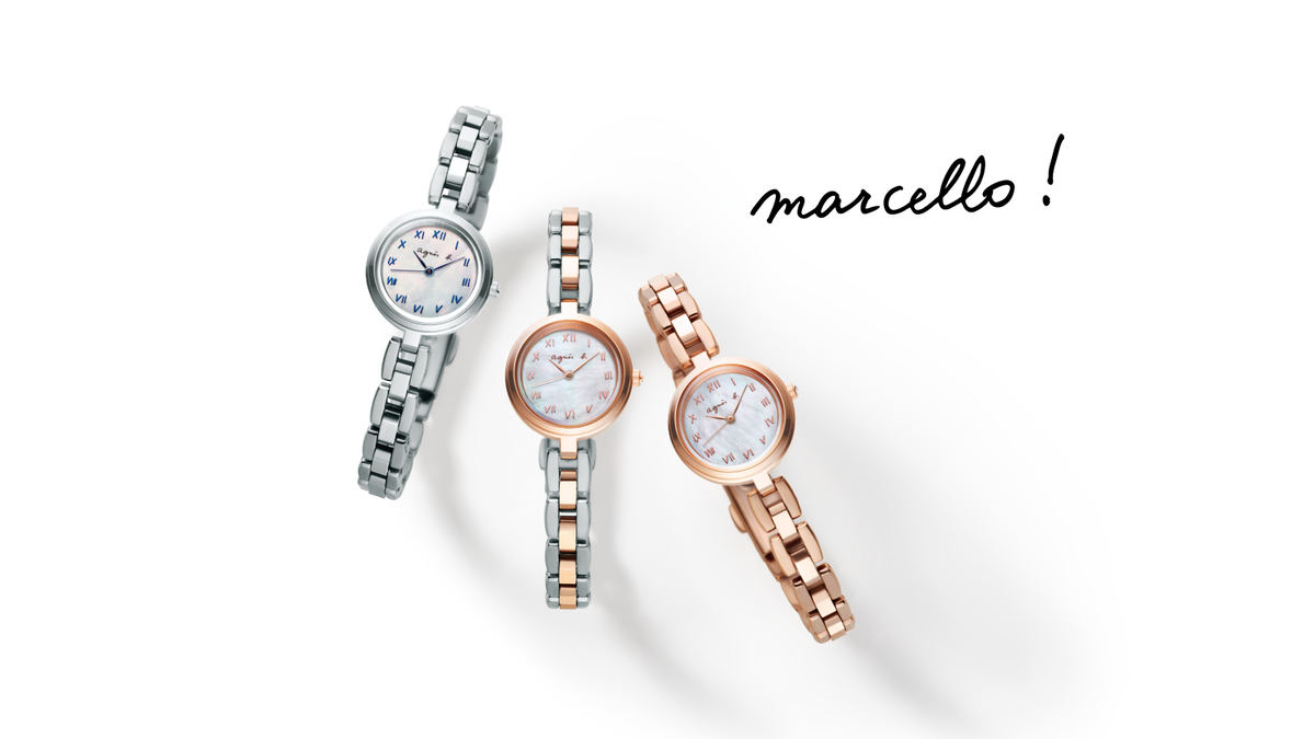 セイコー アニエスベー、ピンクゴールドも選べる華奢なブレスレット