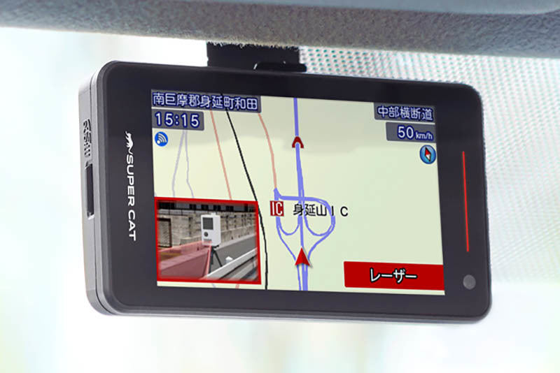 無線LAN搭載で最新データに更新可能、ユピテルがレーザー＆レーダー