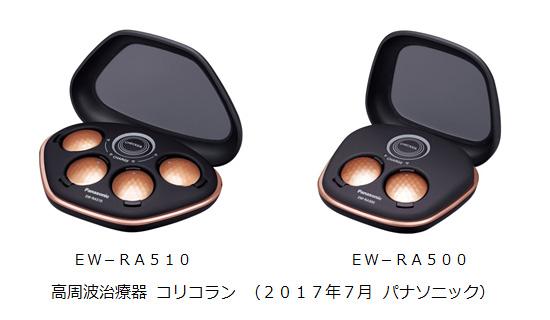 高周波治療器 コリコラン EW-RA510／RA500を発売 | 個人向け商品
