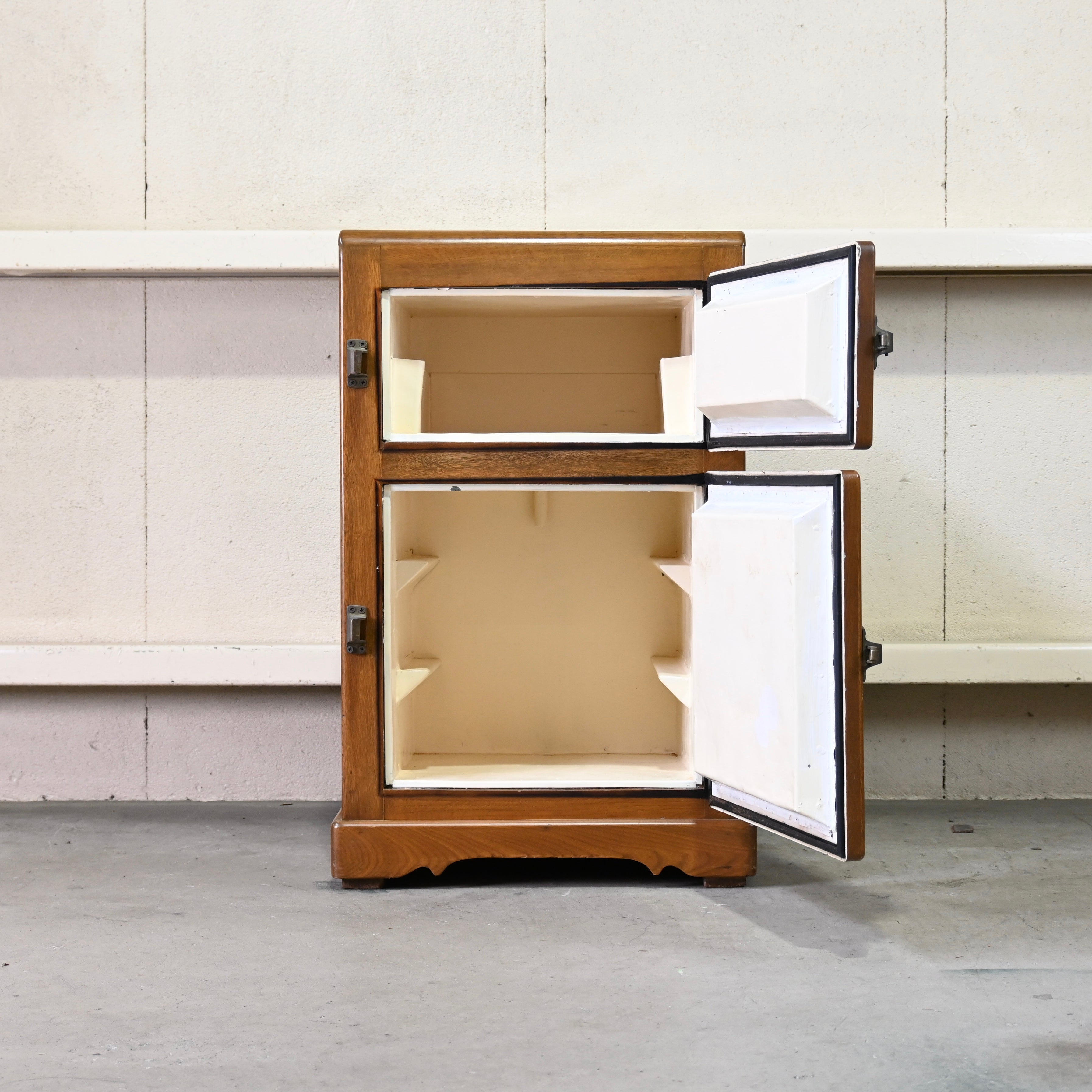 昭和レトロ アンティーク 氷冷蔵庫 木製 HOKUYOREIKI木製氷冷蔵庫