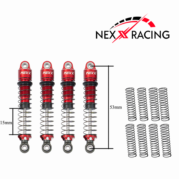 NX-522 Nexx Racing 53mm Oil Shock (4pcs) for CR18P EVO/EVO PRO