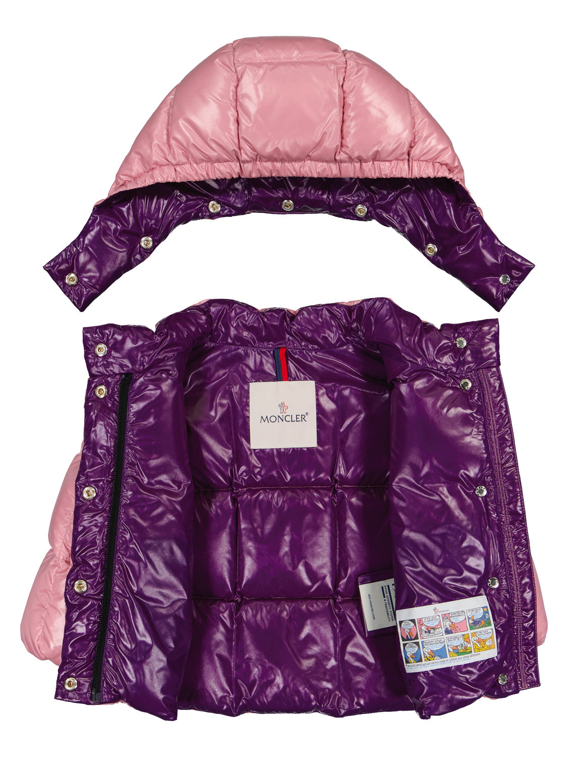 Moncler Enfant Down Jacket Parana Pink girls