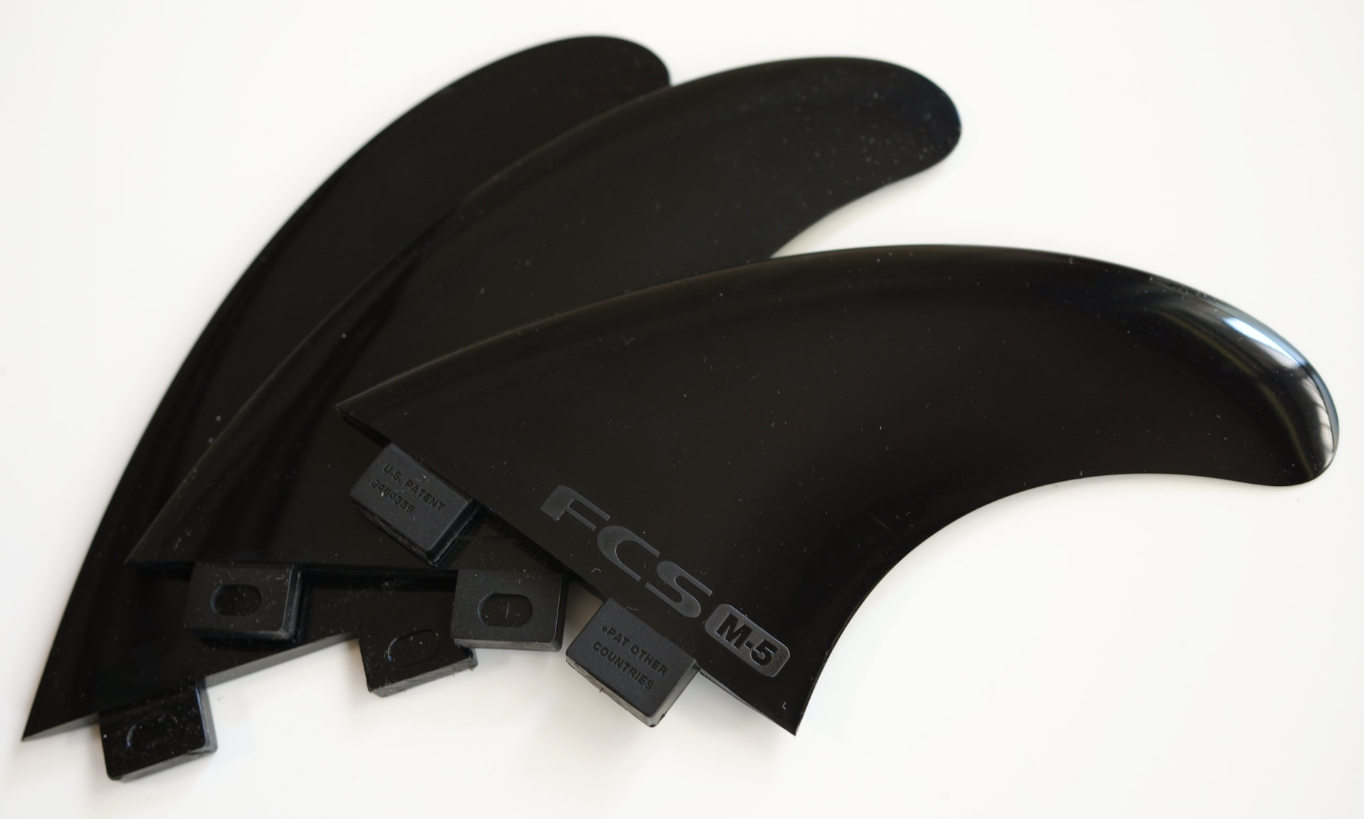 FCS 中古フィン M-5 トライ スラスター SMOKE ソフトフレックス M