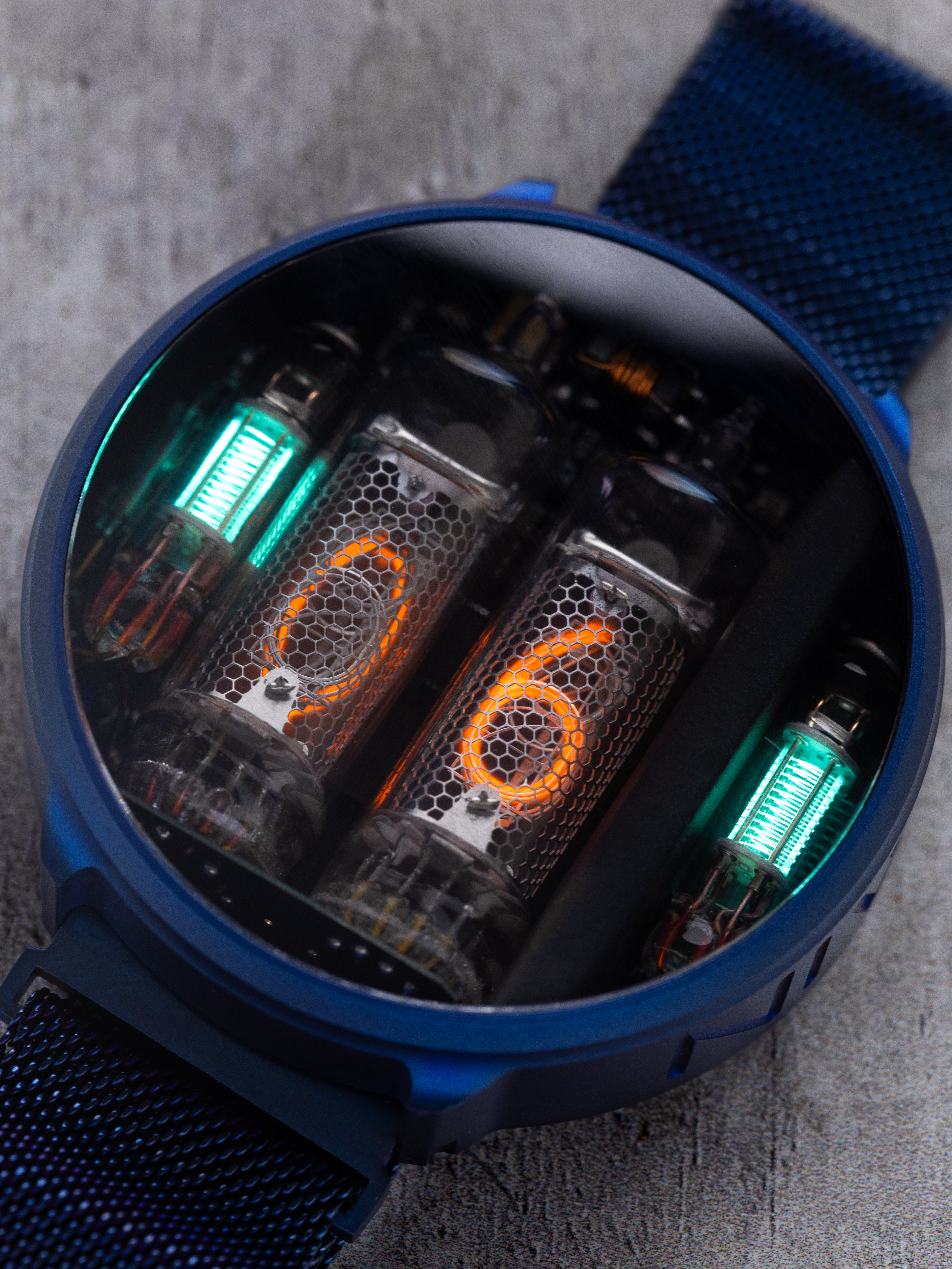 NIWA Nixie watch V 2.0 - Fallout blue. – NIWA Watches store