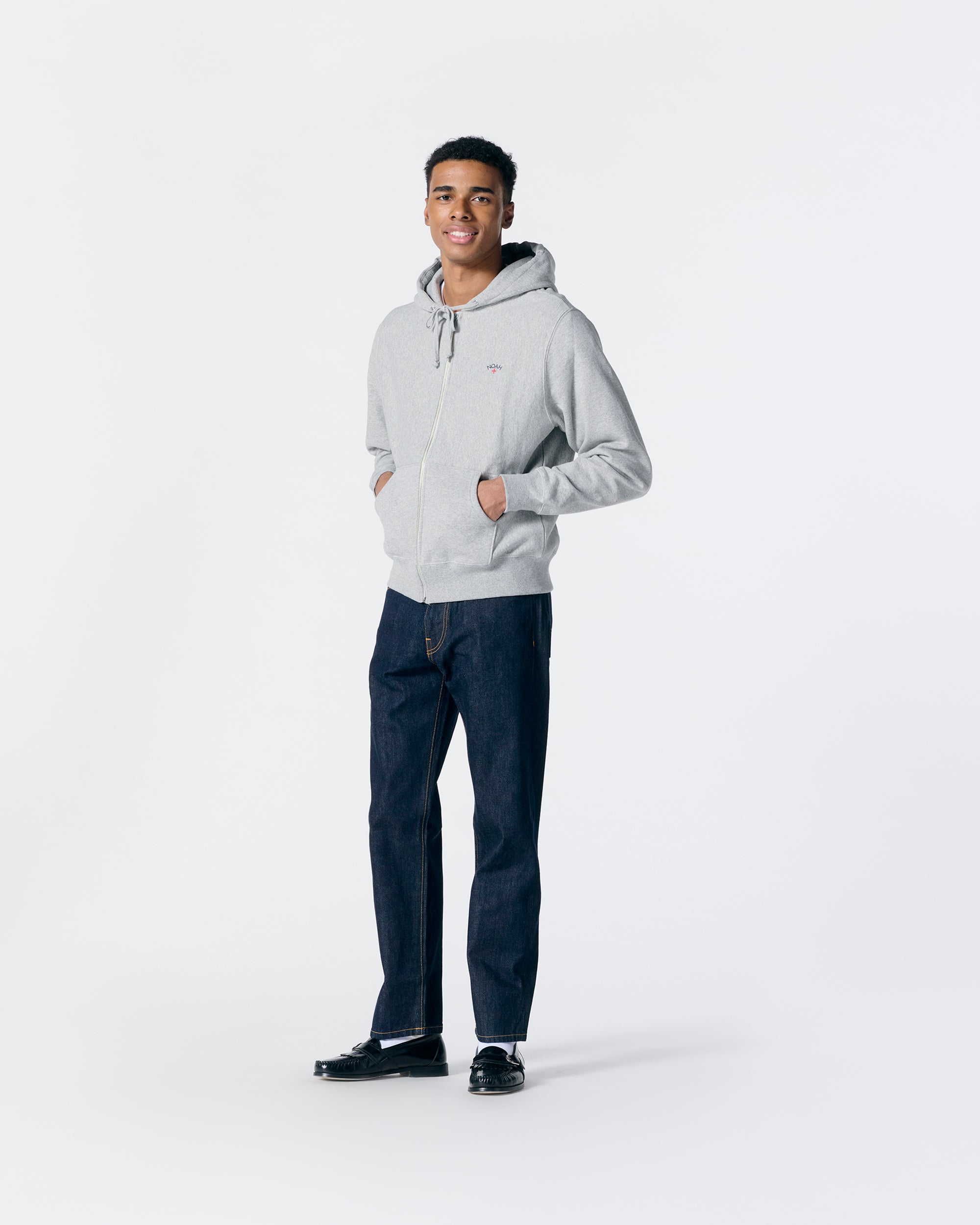 Classic Lightweight Zip-Up Hoodie - Noah