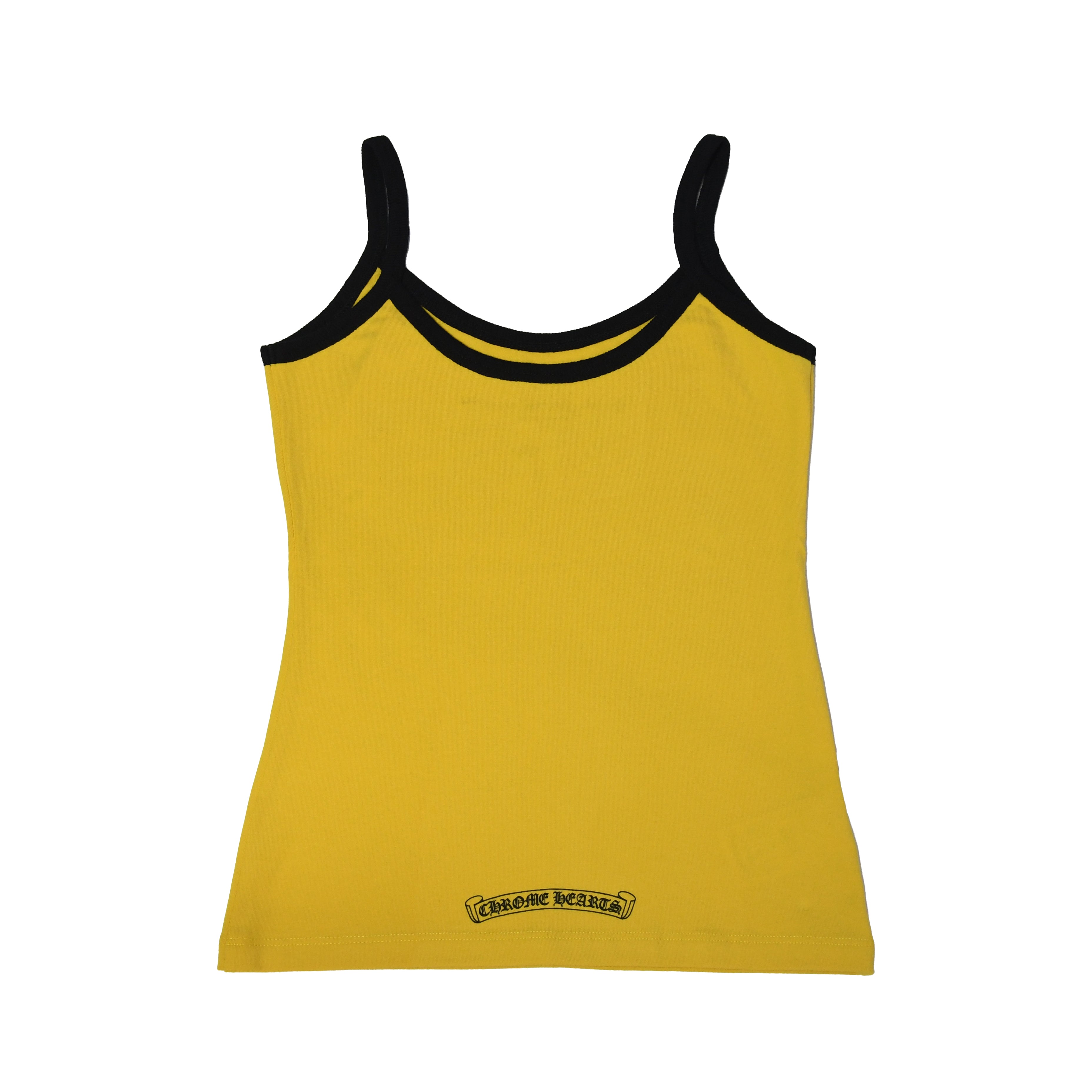Chrome Hearts Horseshoe Logo Tank Top Yellow – NOBLEMARS