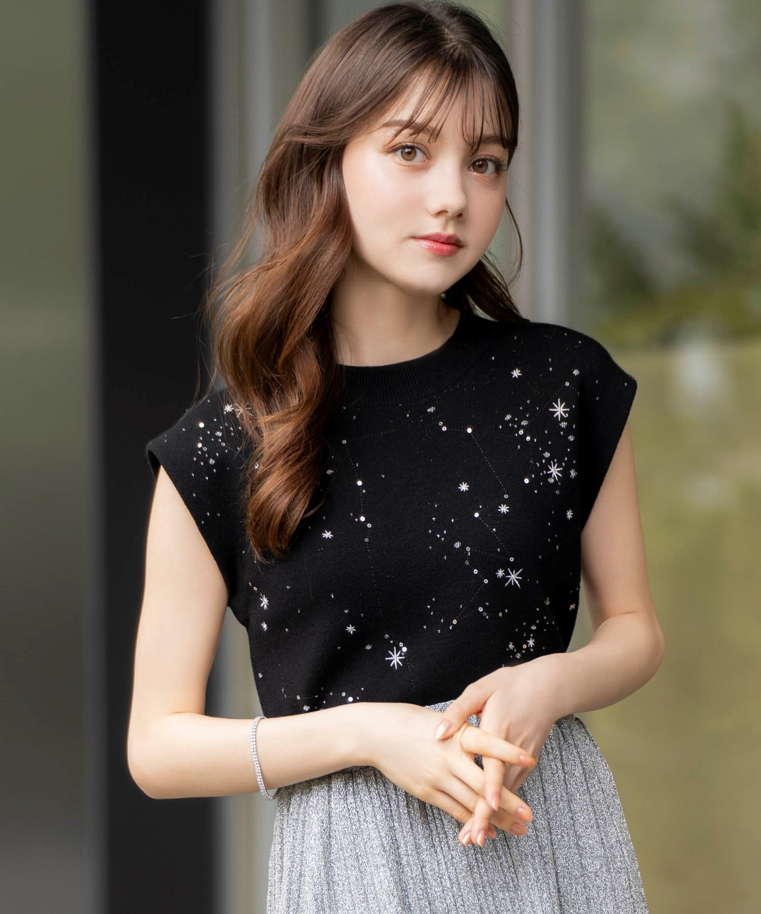 星空スパンコールニット | ニット | NOELA OFFICIAL WEB STORE