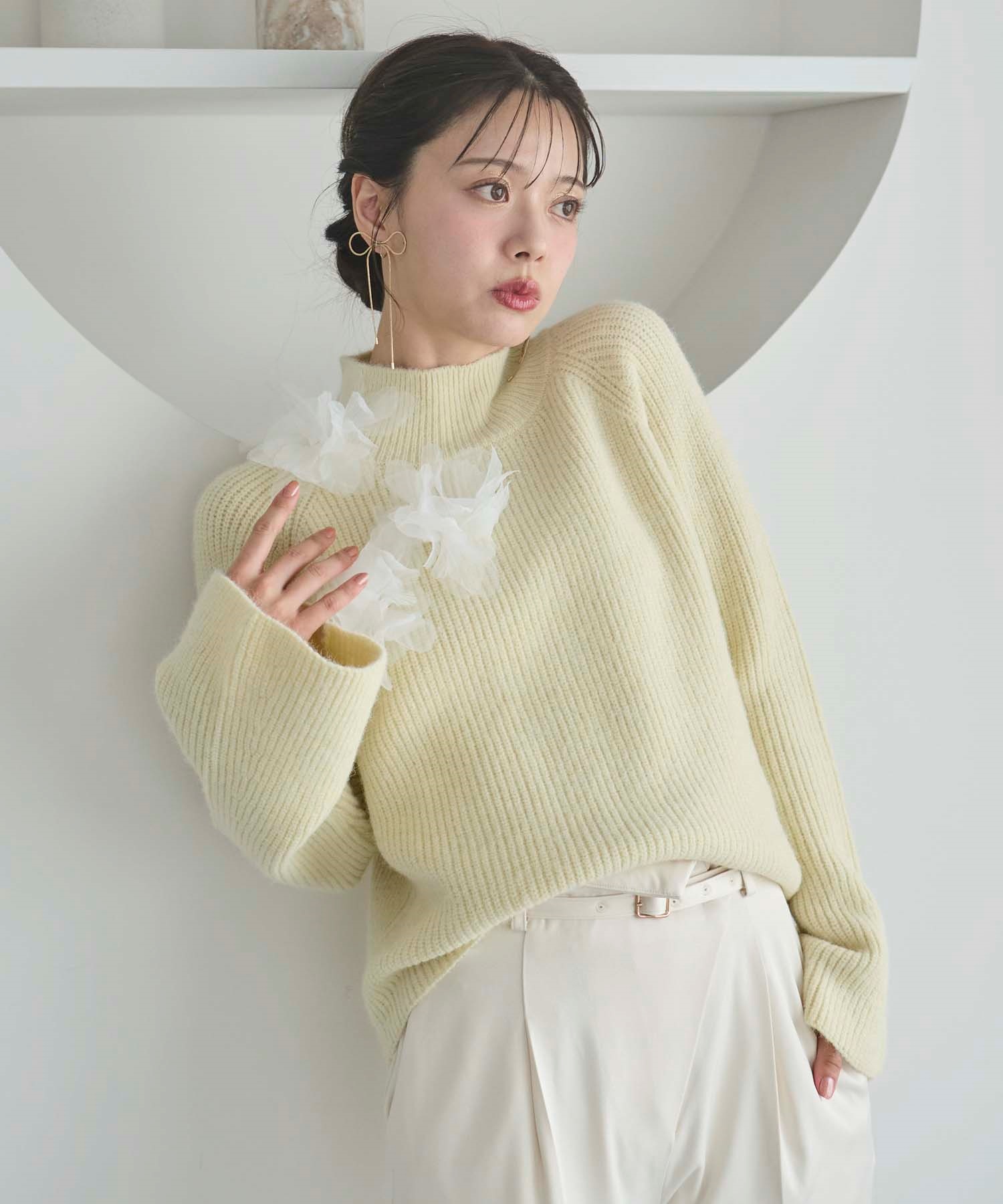 フラワーモチーフニット | ニット | NOELA OFFICIAL WEB STORE