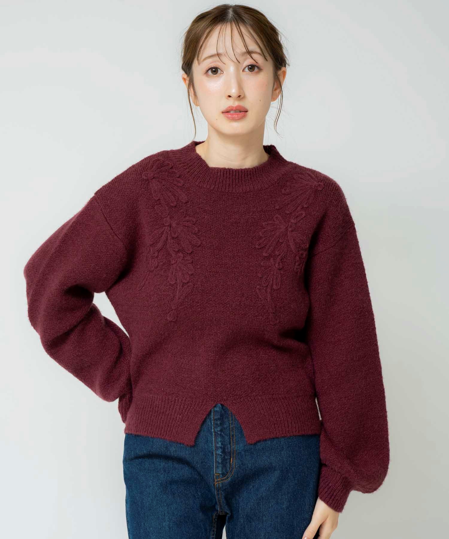 コード刺繍ニット | ニット | NOELA OFFICIAL WEB STORE