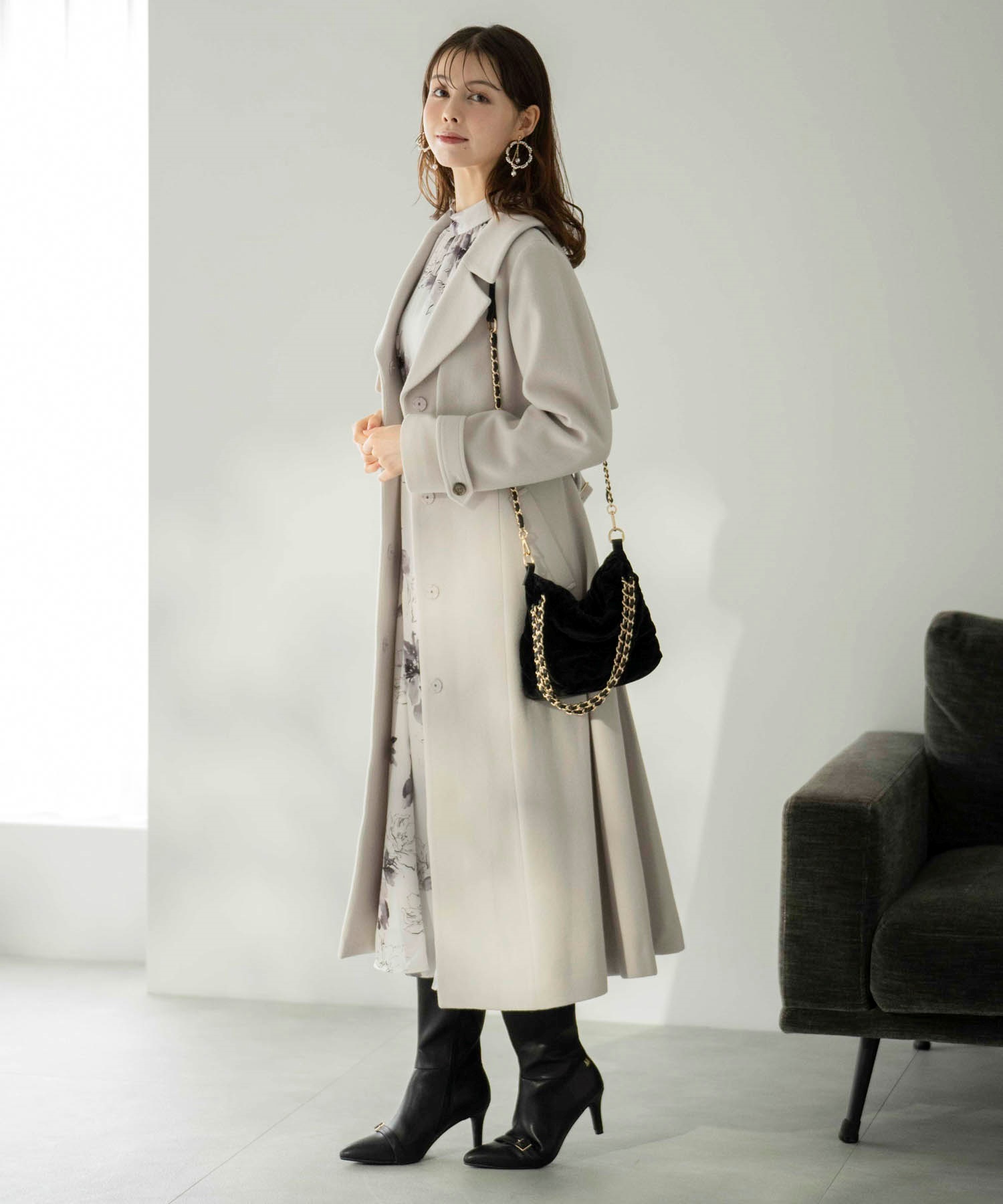 ファー付マルチロングコート | コート | NOELA OFFICIAL WEB STORE