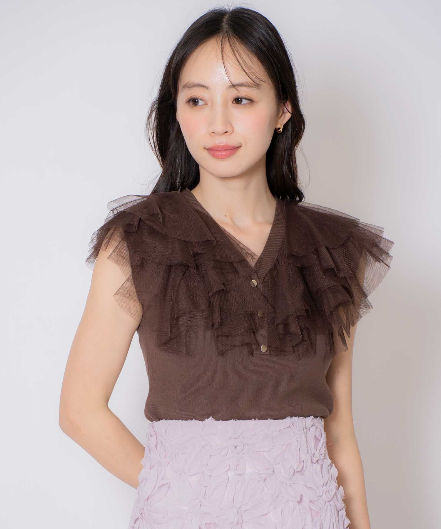 チュールフリルニット | ニット | NOELA OFFICIAL WEB STORE