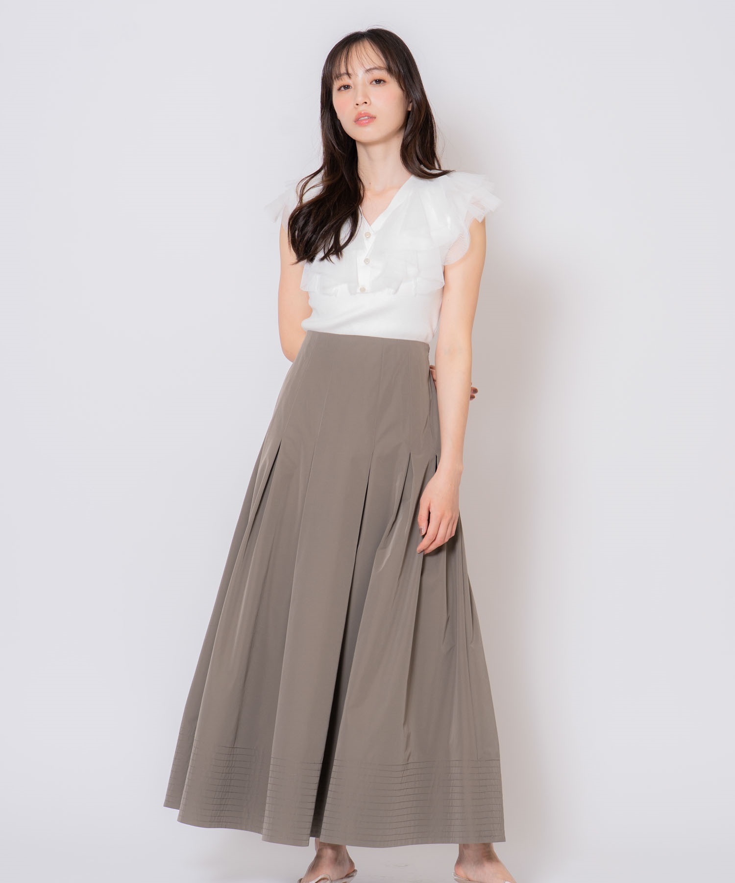 ステッチタフタスカート | フレアスカート | NOELA OFFICIAL WEB STORE