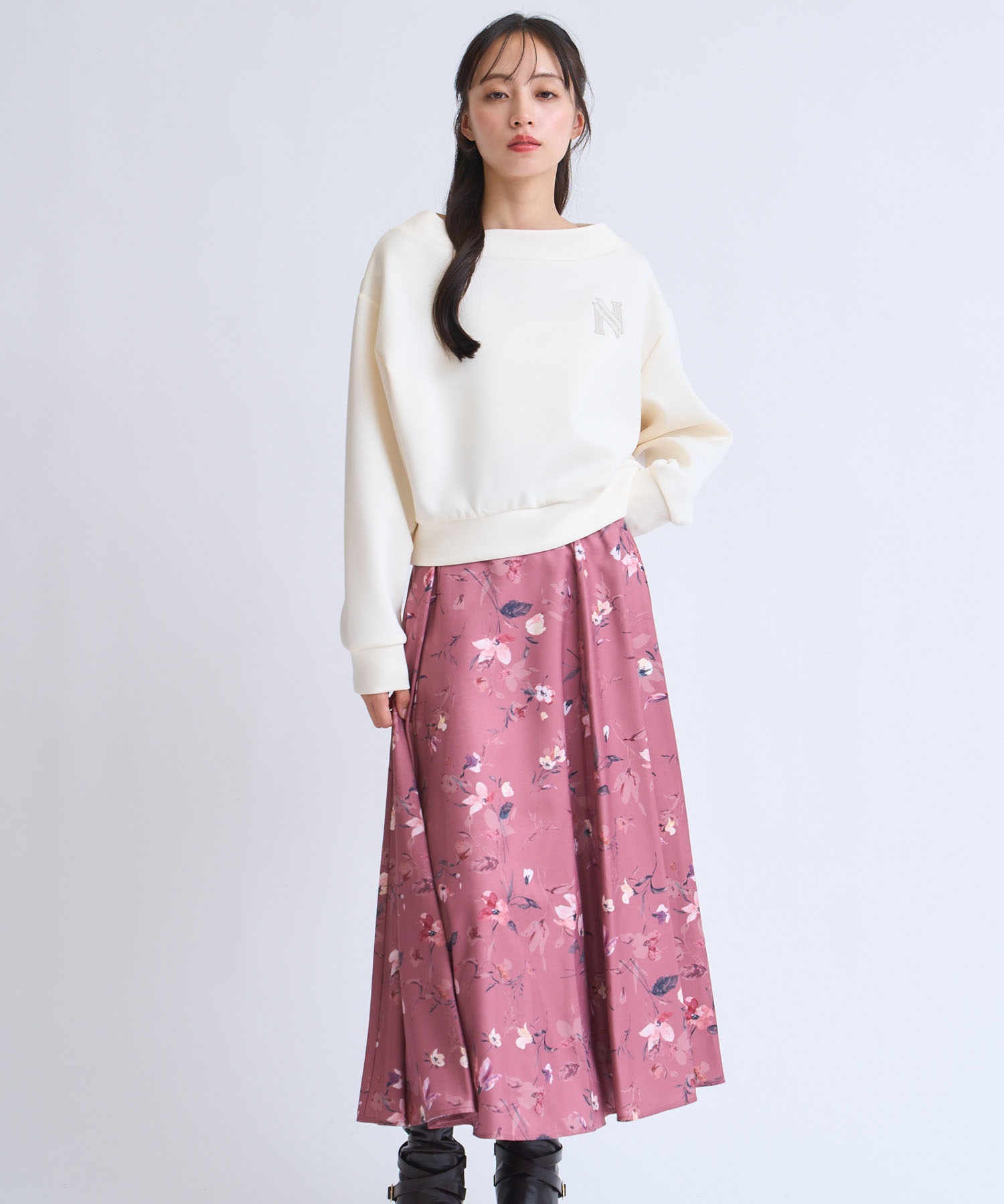 クラシカルフラワースカート | フレアスカート | NOELA OFFICIAL WEB STORE