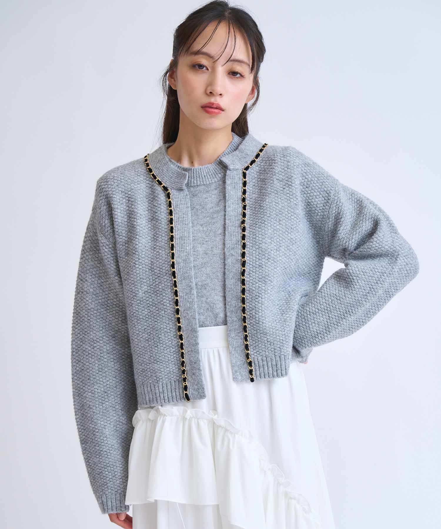 販路限定カラーあり】チェーンブレードニットアンサンブル | ニット