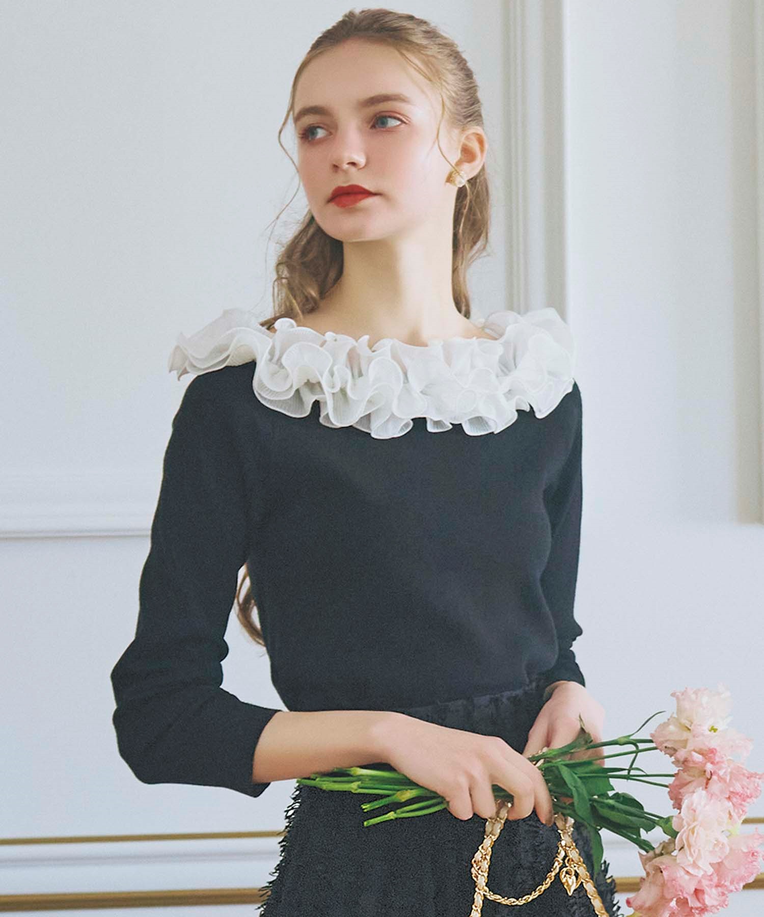 フリルモチーフニット | ニット | NOELA OFFICIAL WEB STORE