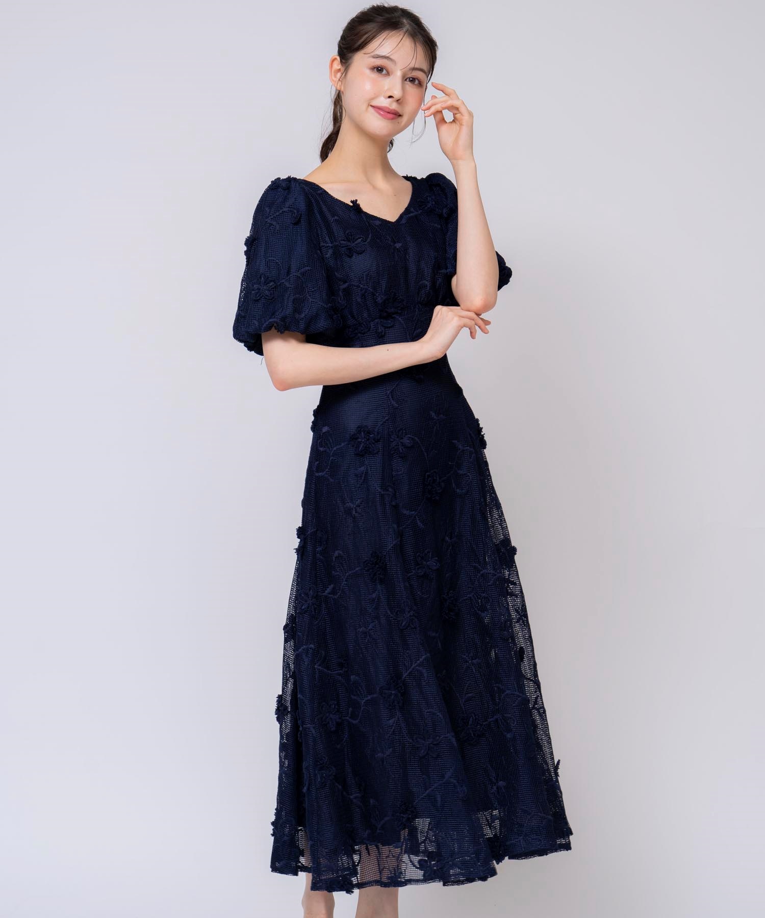 メッシュレースワンピース | ロングワンピース | NOELA OFFICIAL WEB STORE