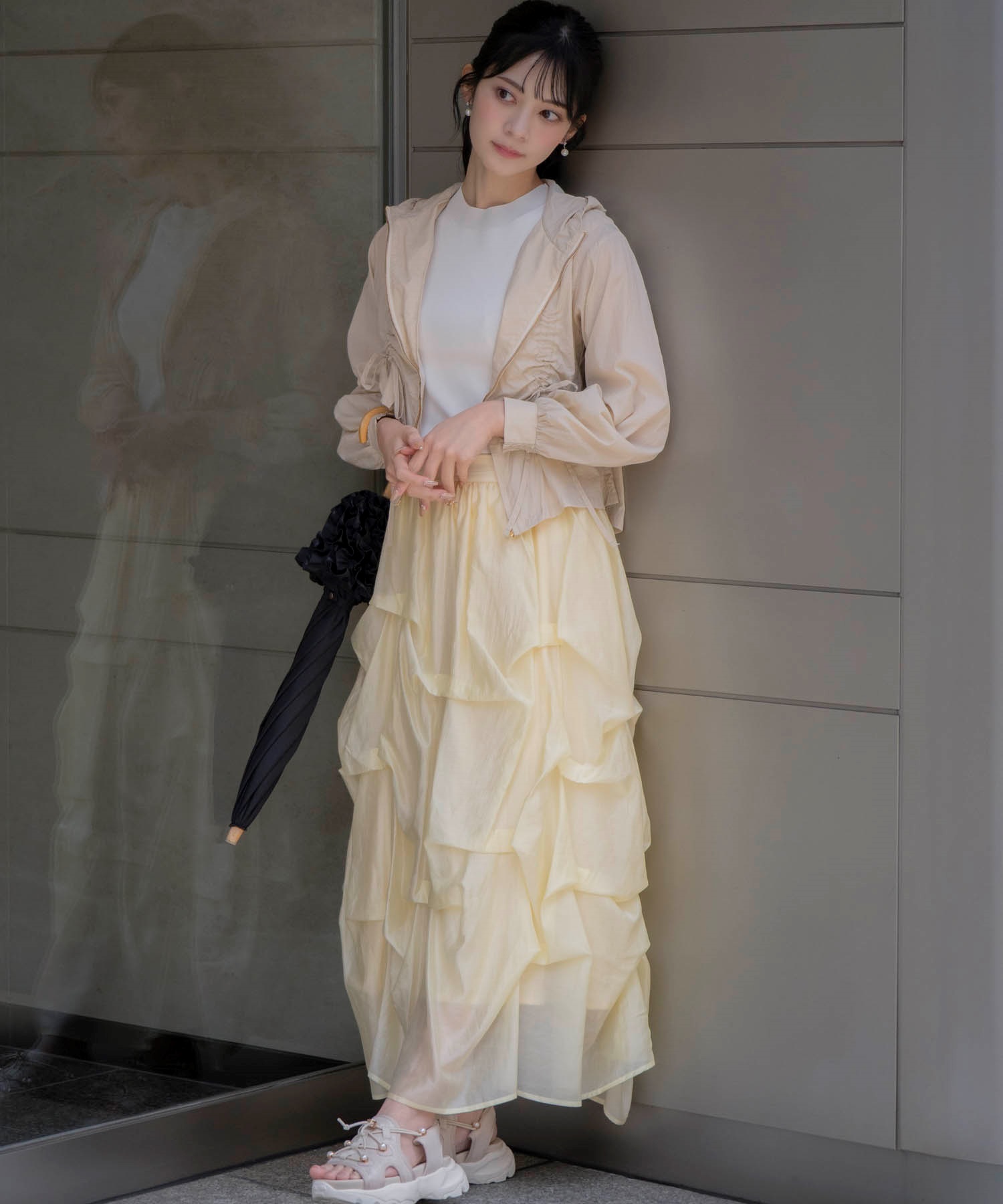 ランダムタックシアースカート | フレアスカート | NOELA OFFICIAL WEB