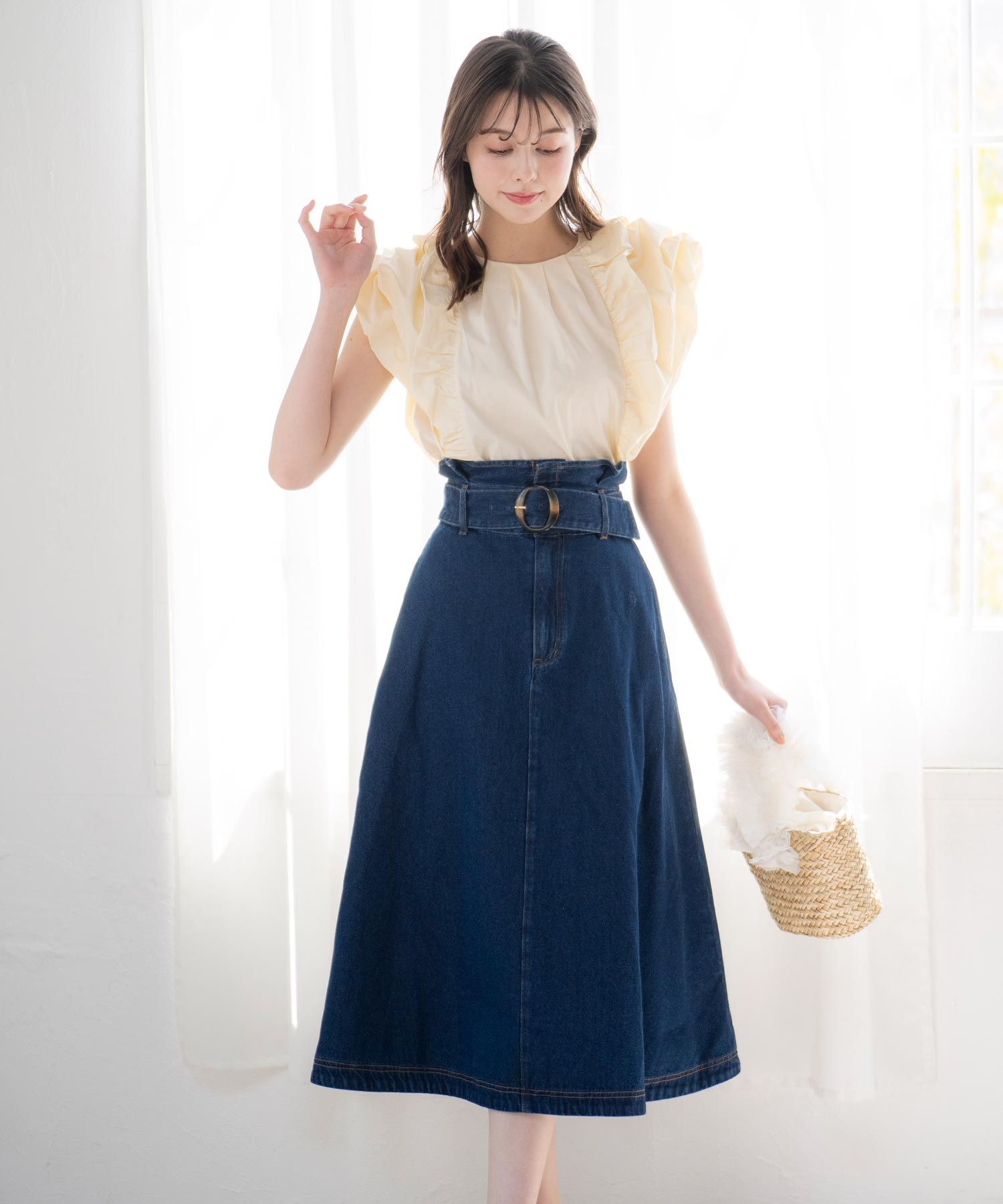 デニムフレアスカート | フレアスカート | NOELA OFFICIAL WEB STORE