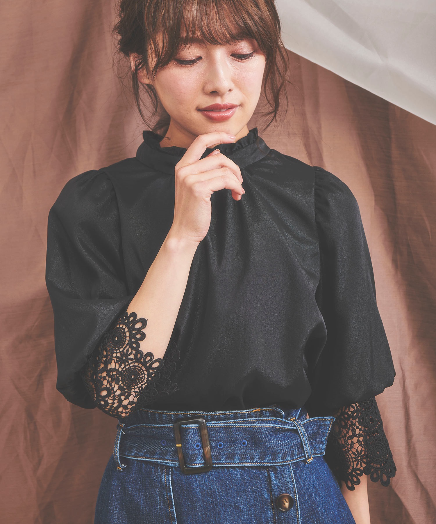 レースカフスブラウス | シャツ・ブラウス | NOELA OFFICIAL WEB STORE