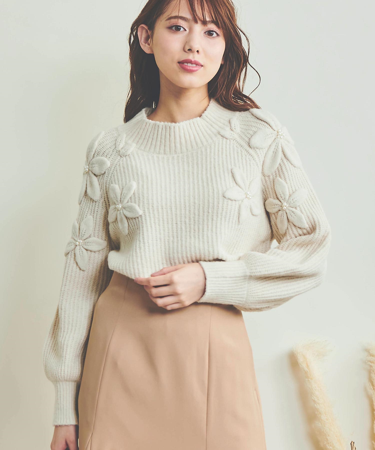 フラワーモチーフニット | ニット | NOELA OFFICIAL WEB STORE