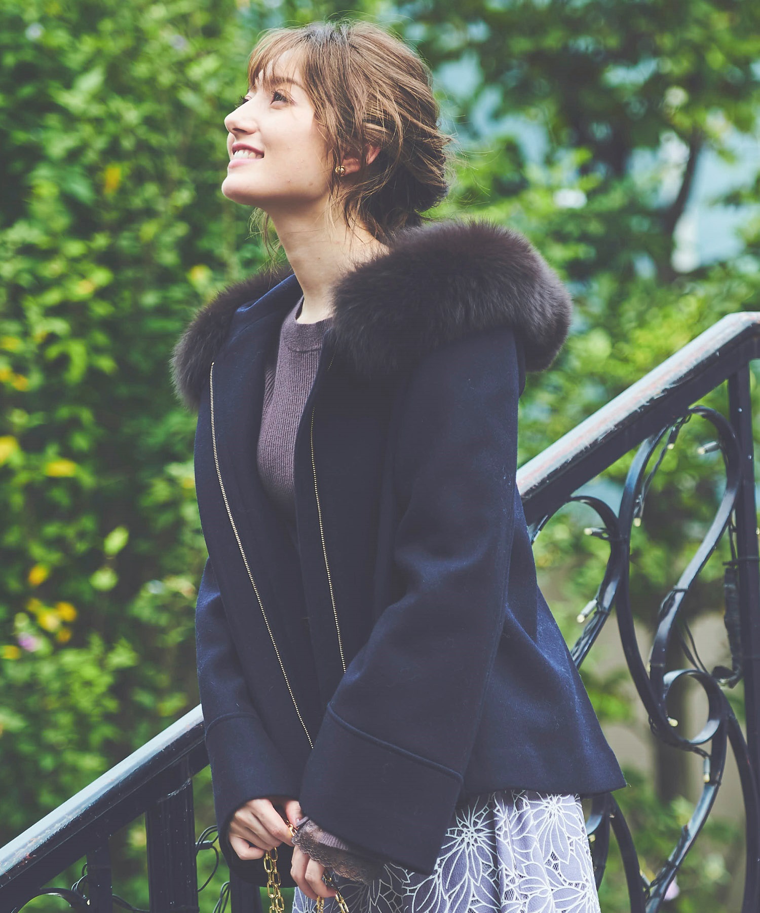 ウールショートフードコート | コート | NOELA OFFICIAL WEB STORE