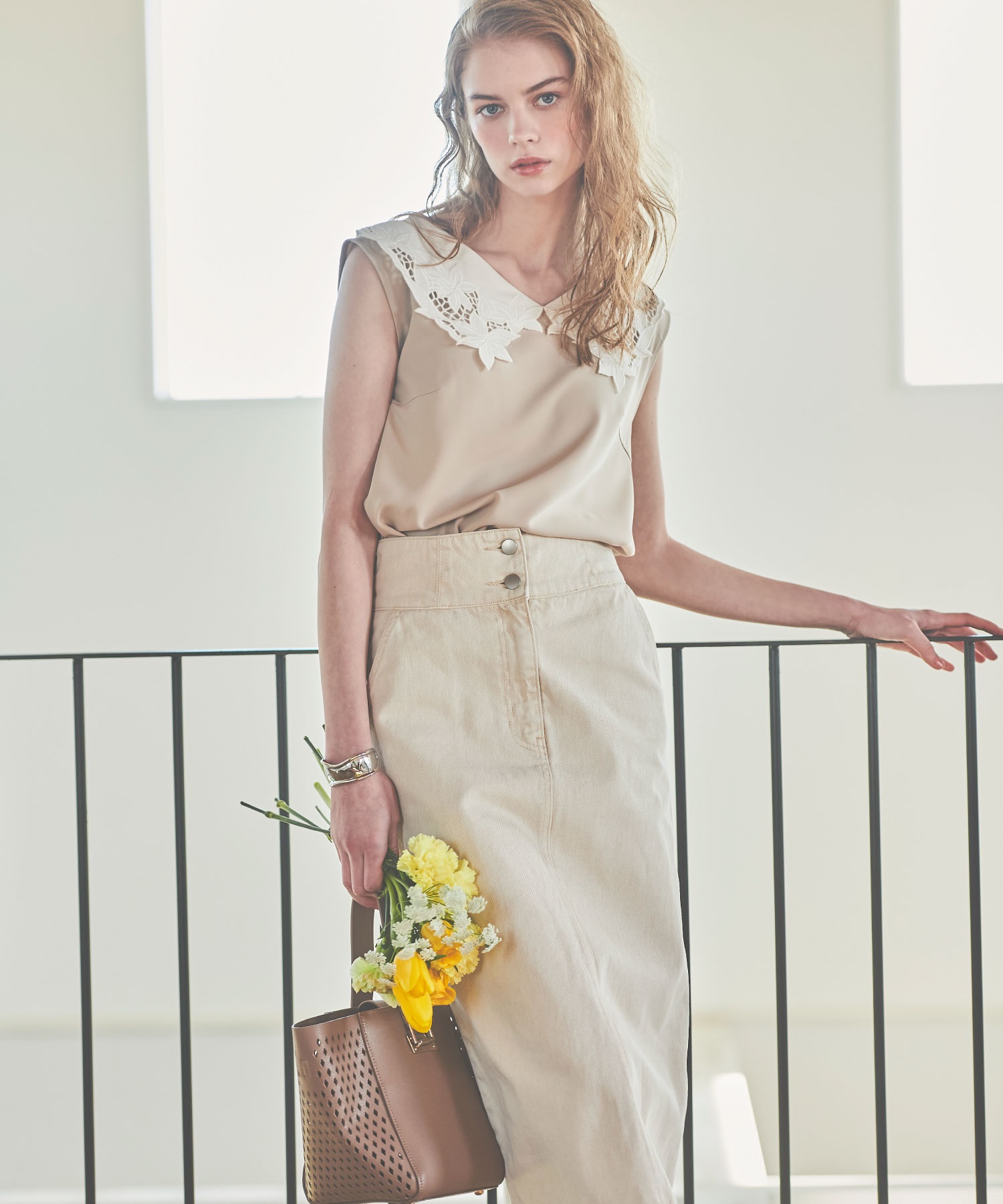 カラーデニムスカート | タイトスカート | NOELA OFFICIAL WEB STORE