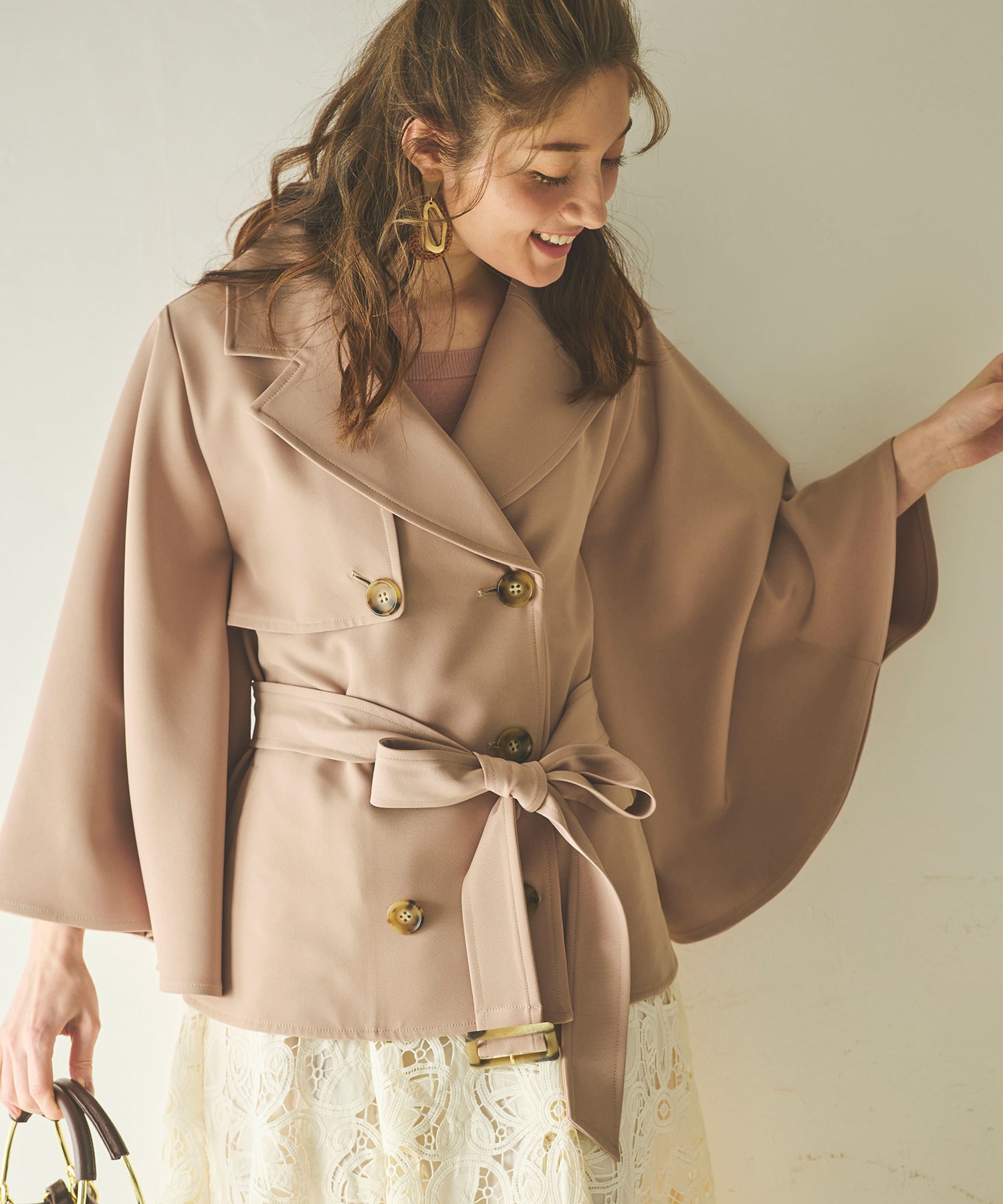 マントショートコート | コート | NOELA OFFICIAL WEB STORE