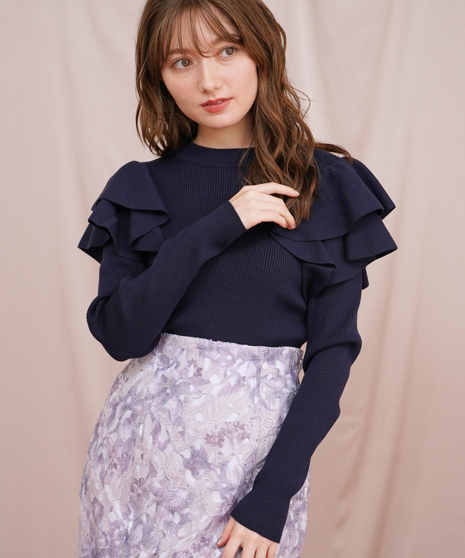 ダブルフリルニット | ニット | NOELA OFFICIAL WEB STORE