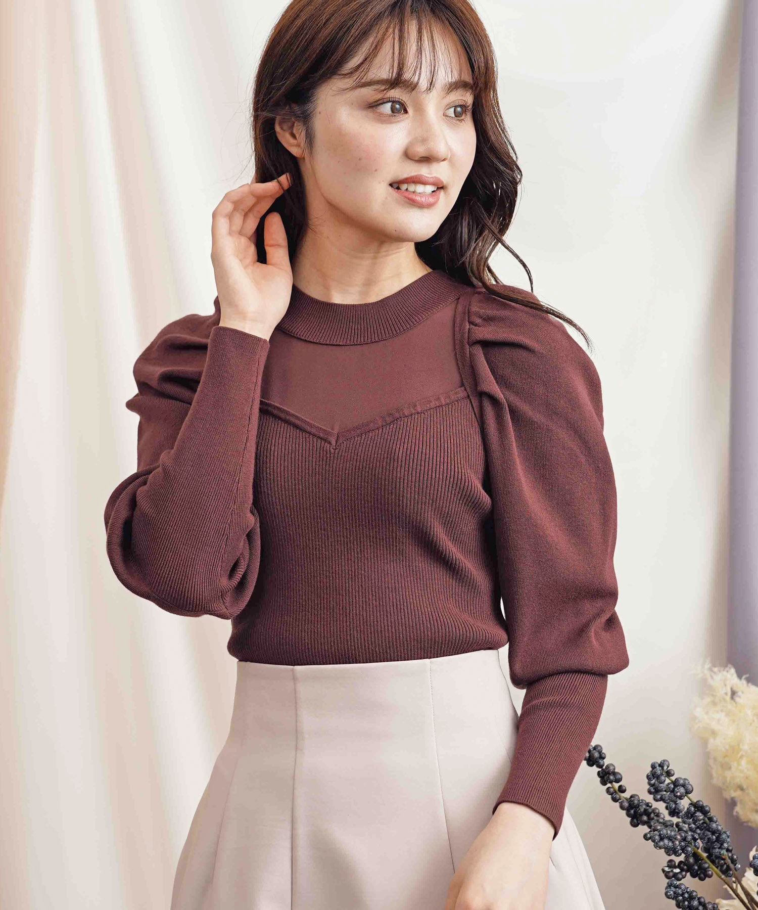 ドッキングビスチェニット | ニット | NOELA OFFICIAL WEB STORE