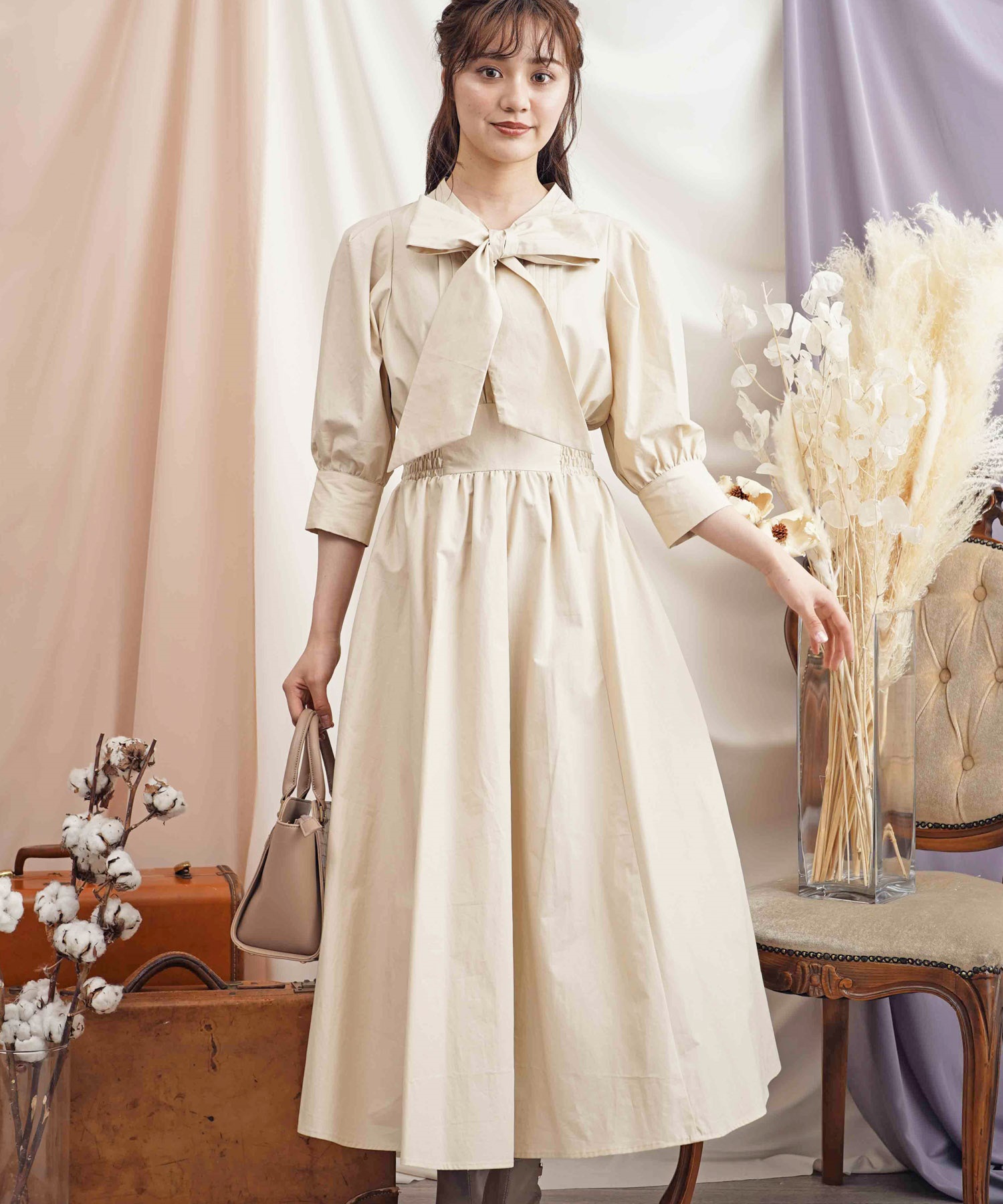 メイドシルエットワンピース | ロングワンピース | NOELA OFFICIAL WEB