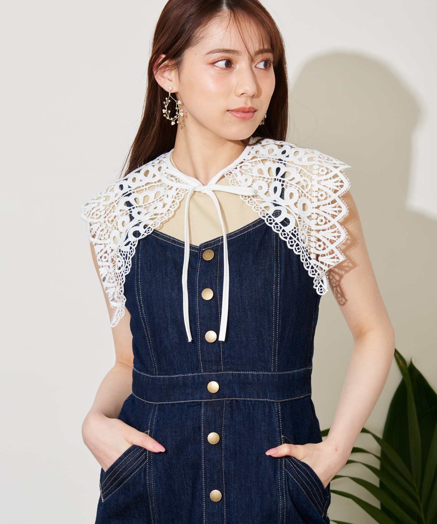 レースカラーカットソー | Tシャツ・カットソー | NOELA OFFICIAL WEB