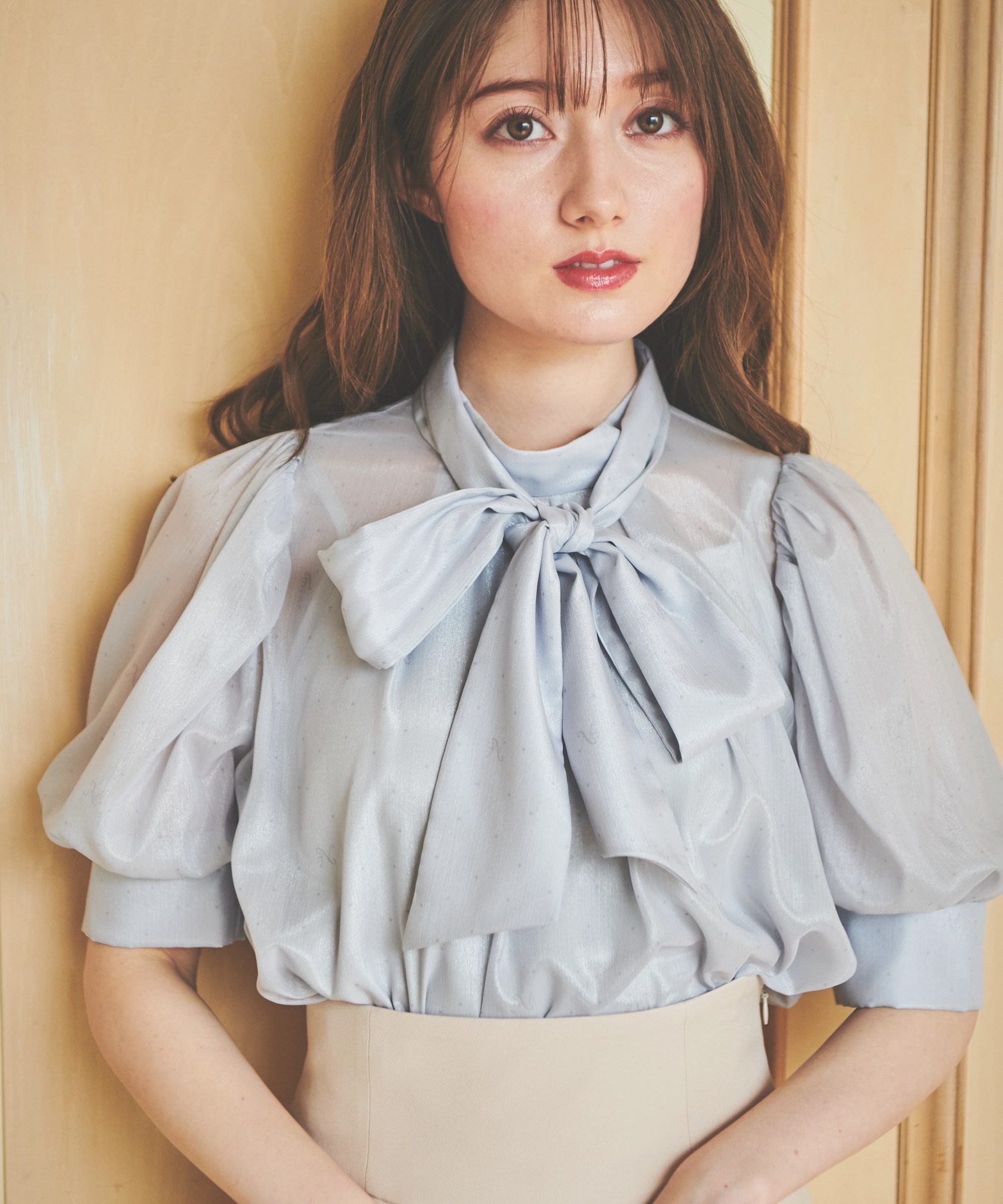 シャイニーロゴドットブラウス | シャツ・ブラウス | NOELA OFFICIAL