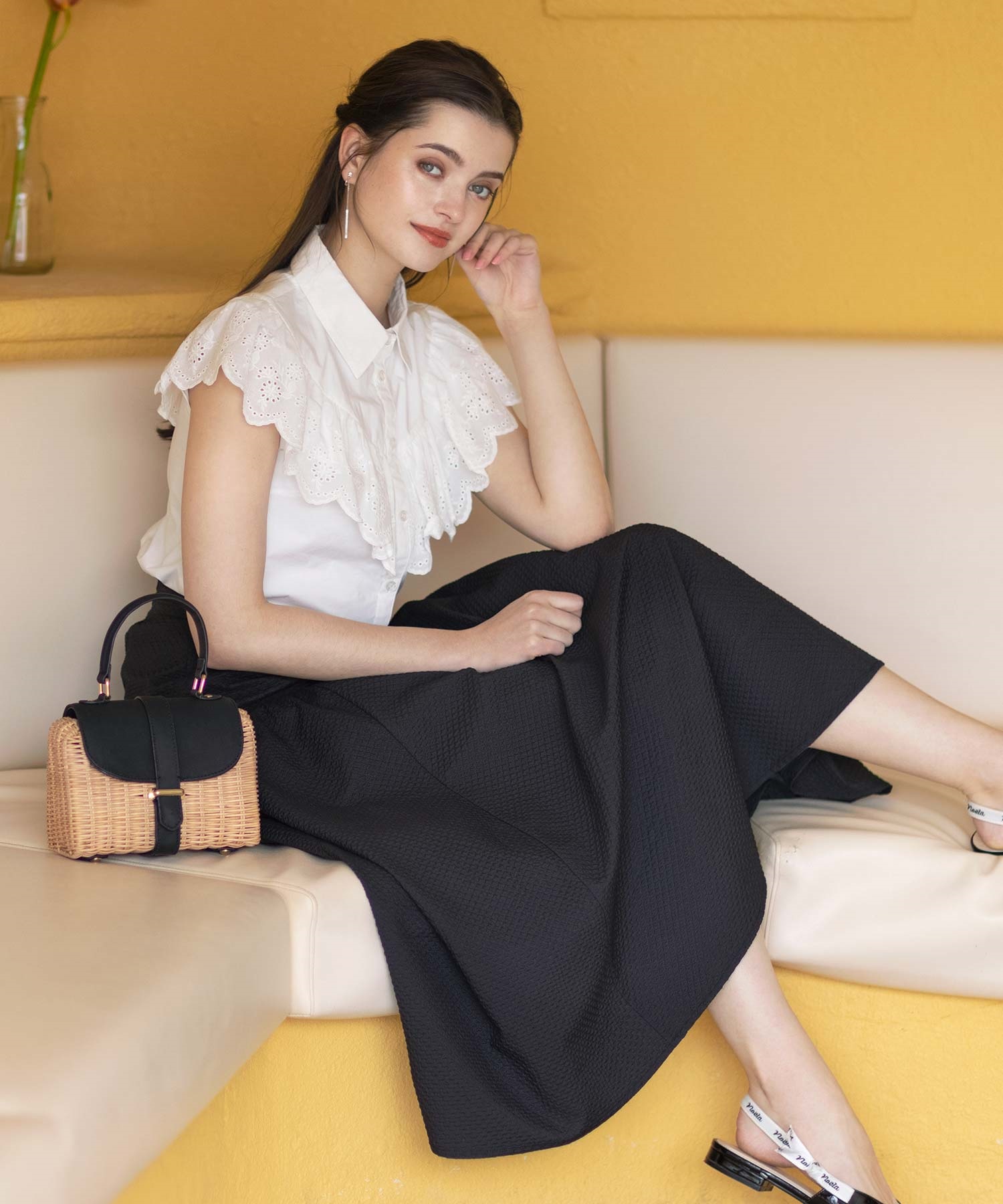 エンボススカート | フレアスカート | NOELA OFFICIAL WEB STORE