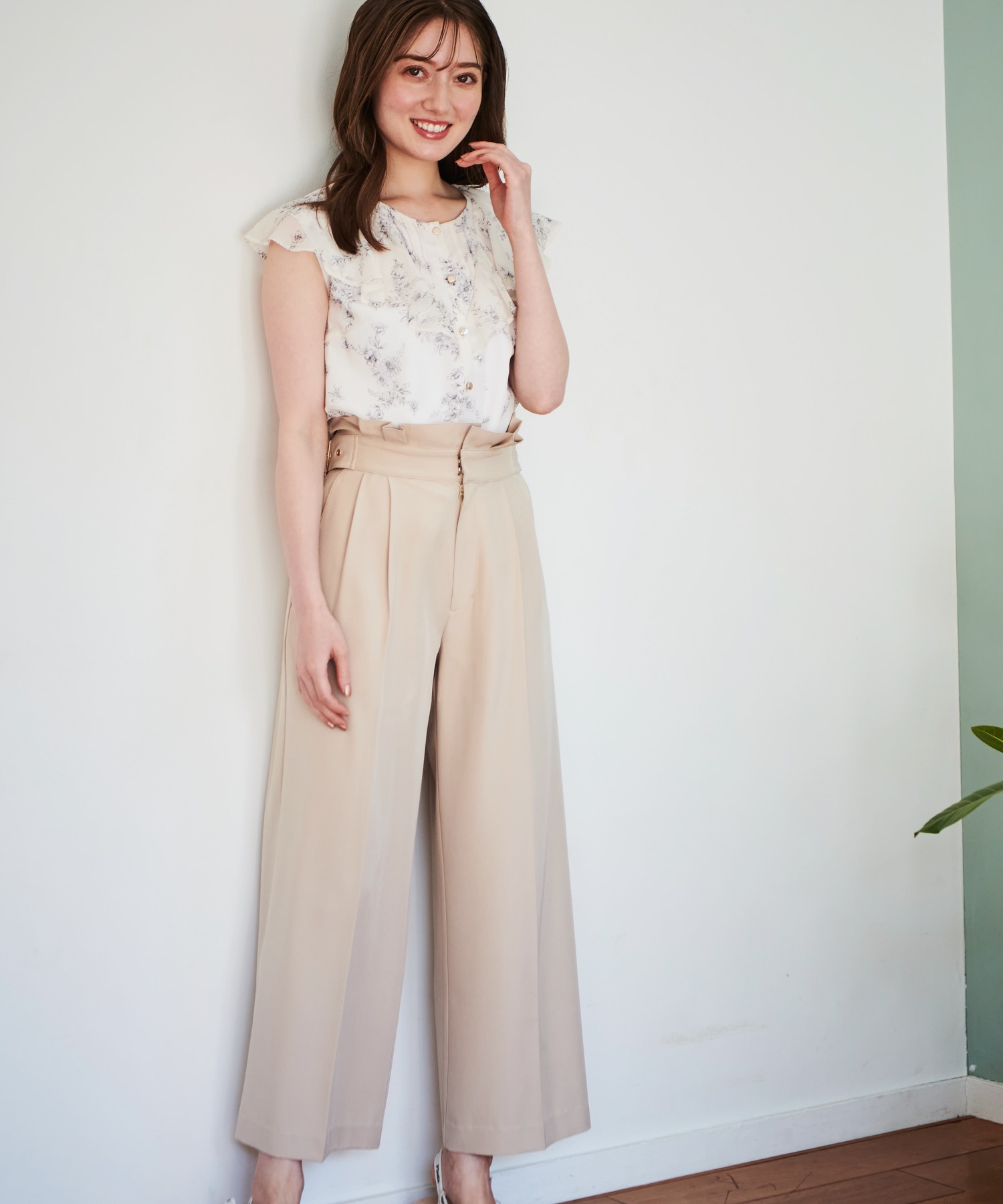 サイドベルトワイドパンツ | その他パンツ | NOELA OFFICIAL WEB STORE