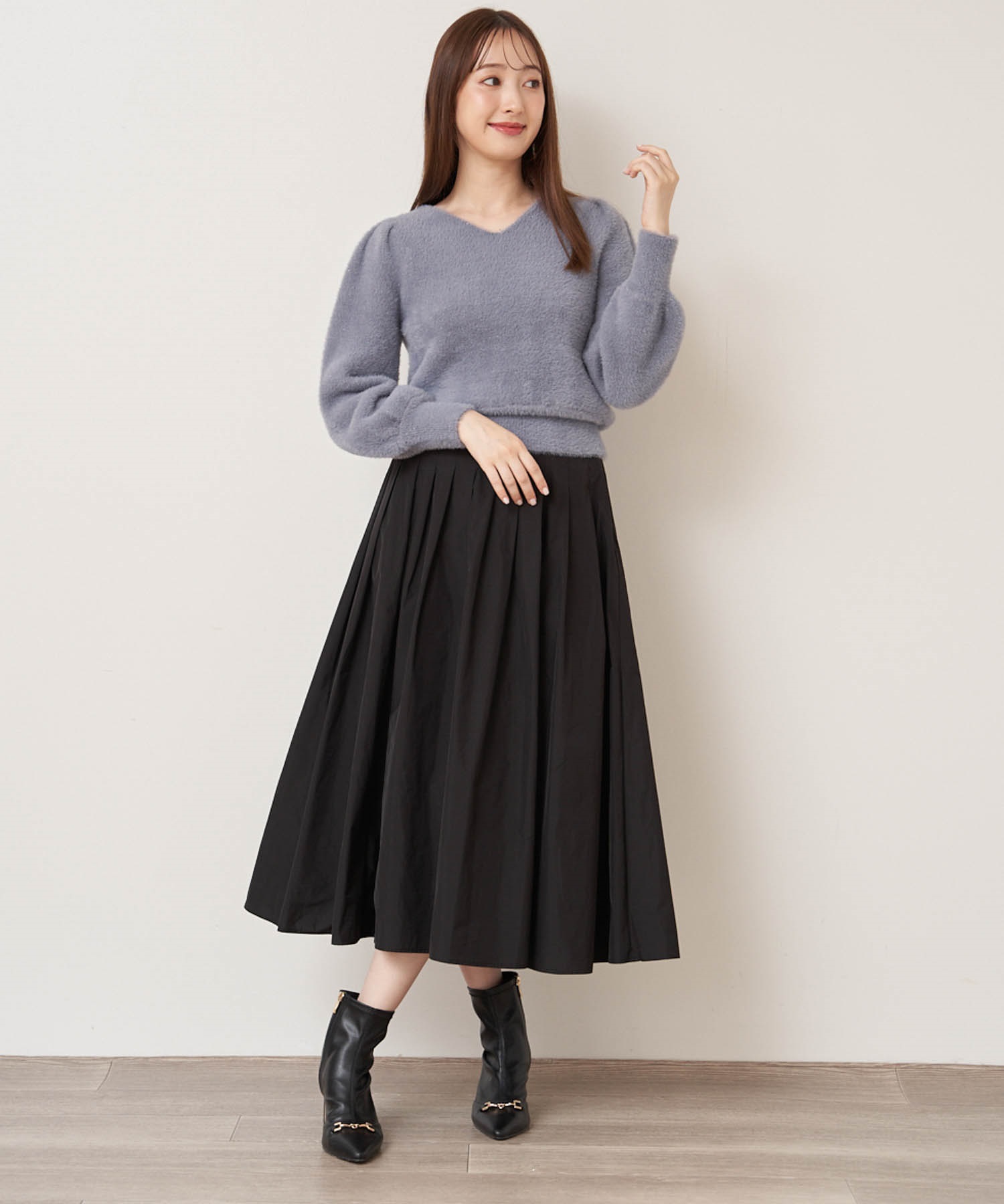 メモリータフタスカート | フレアスカート | NOELA OFFICIAL WEB STORE