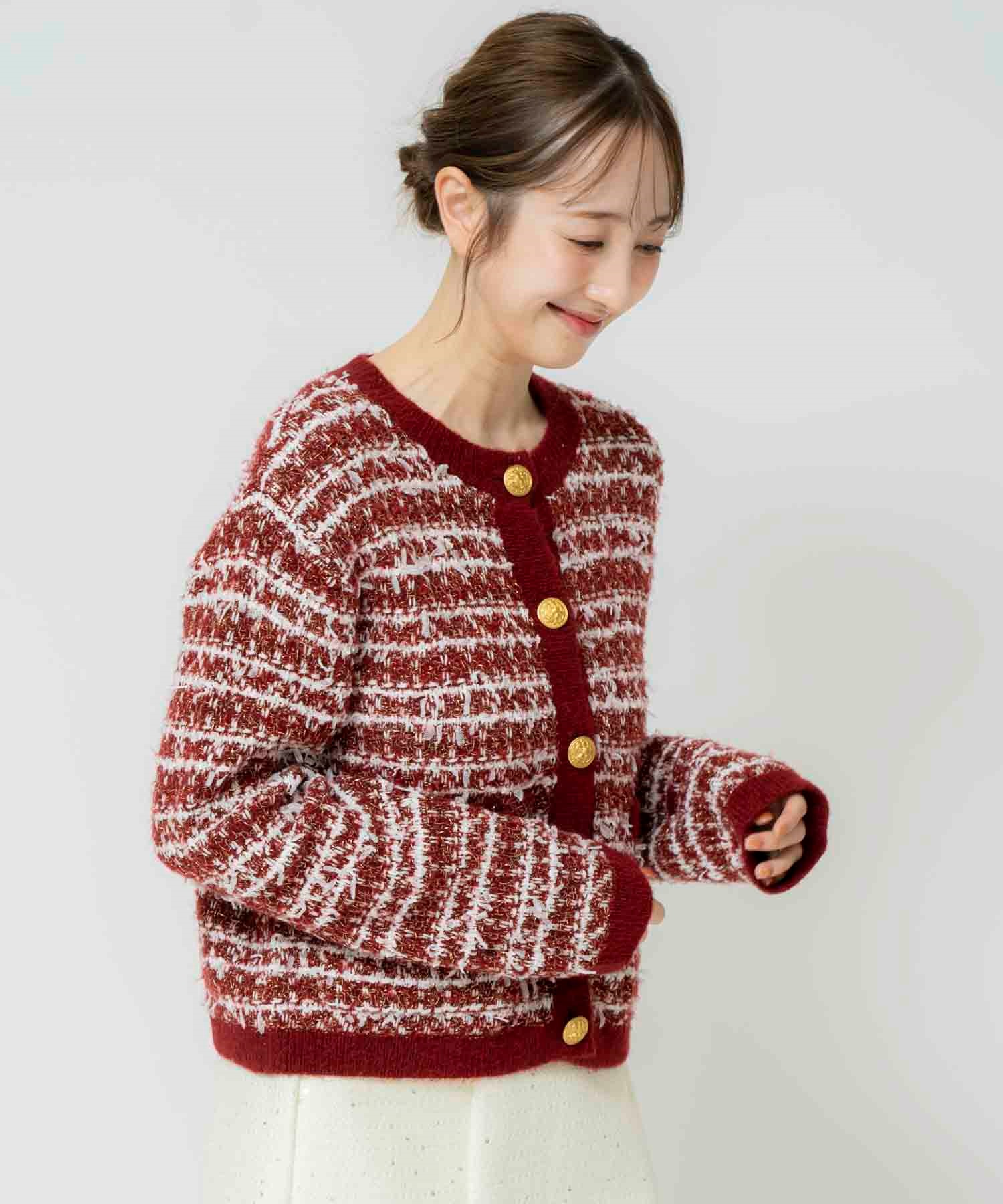 ツイードニットカーデ | カーディガン | NOELA OFFICIAL WEB STORE