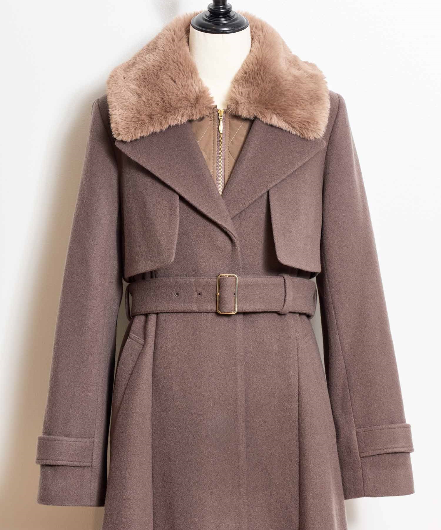 ファー付マルチロングコート | コート | NOELA OFFICIAL WEB STORE