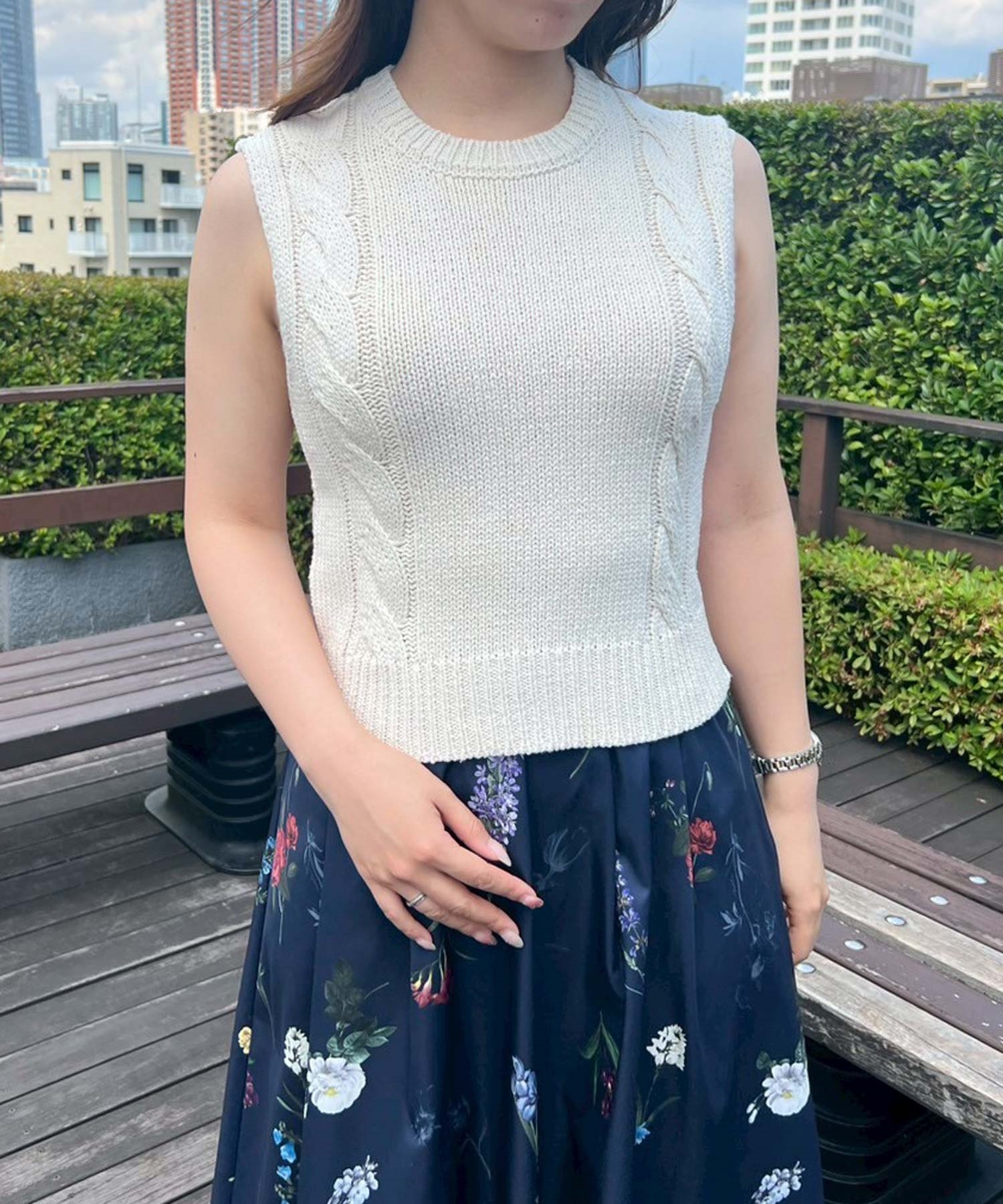 ケーブルノースリニット | ニット | NOELA OFFICIAL WEB STORE