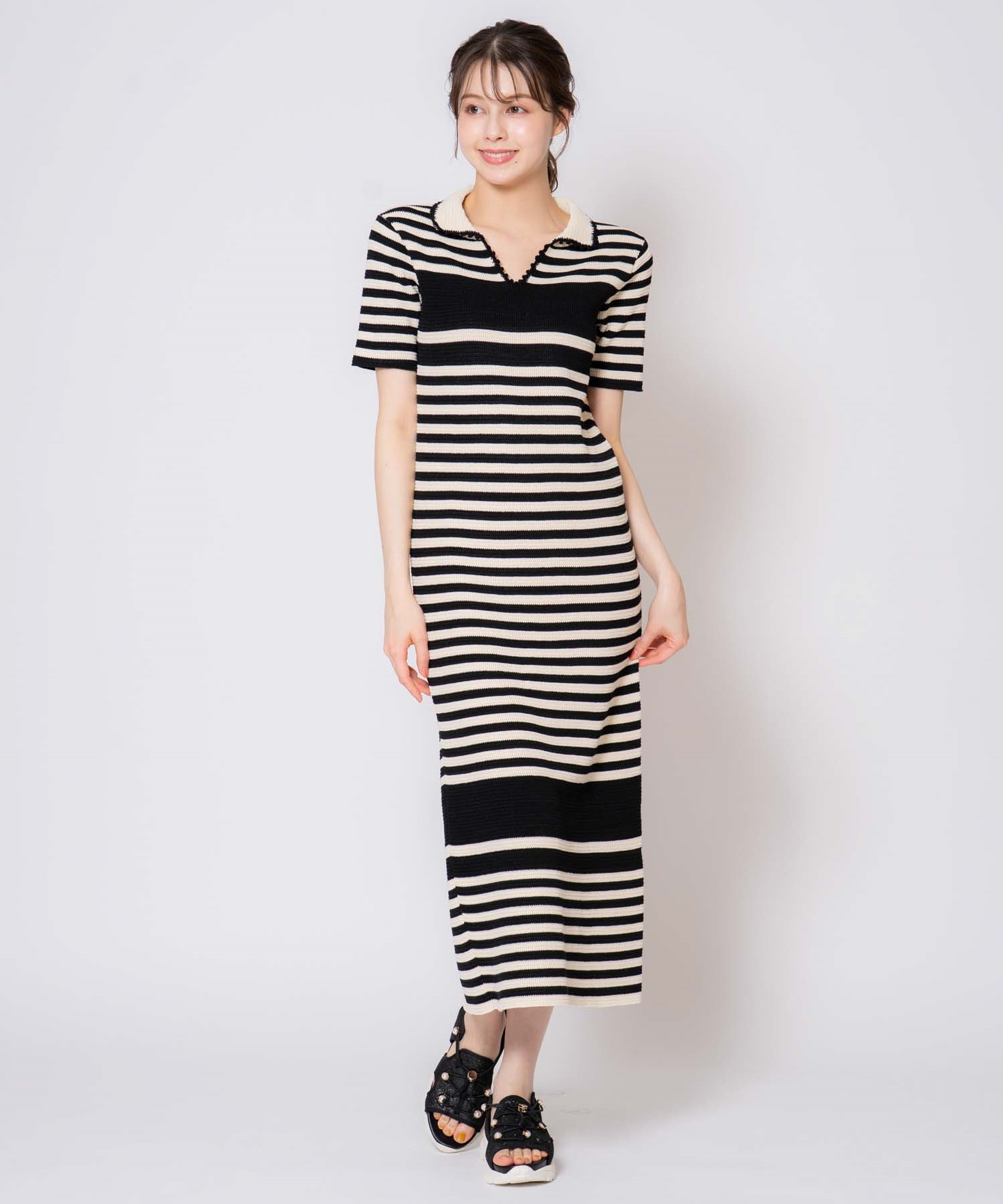 ポロニットワンピース | ニットワンピース | NOELA OFFICIAL WEB STORE