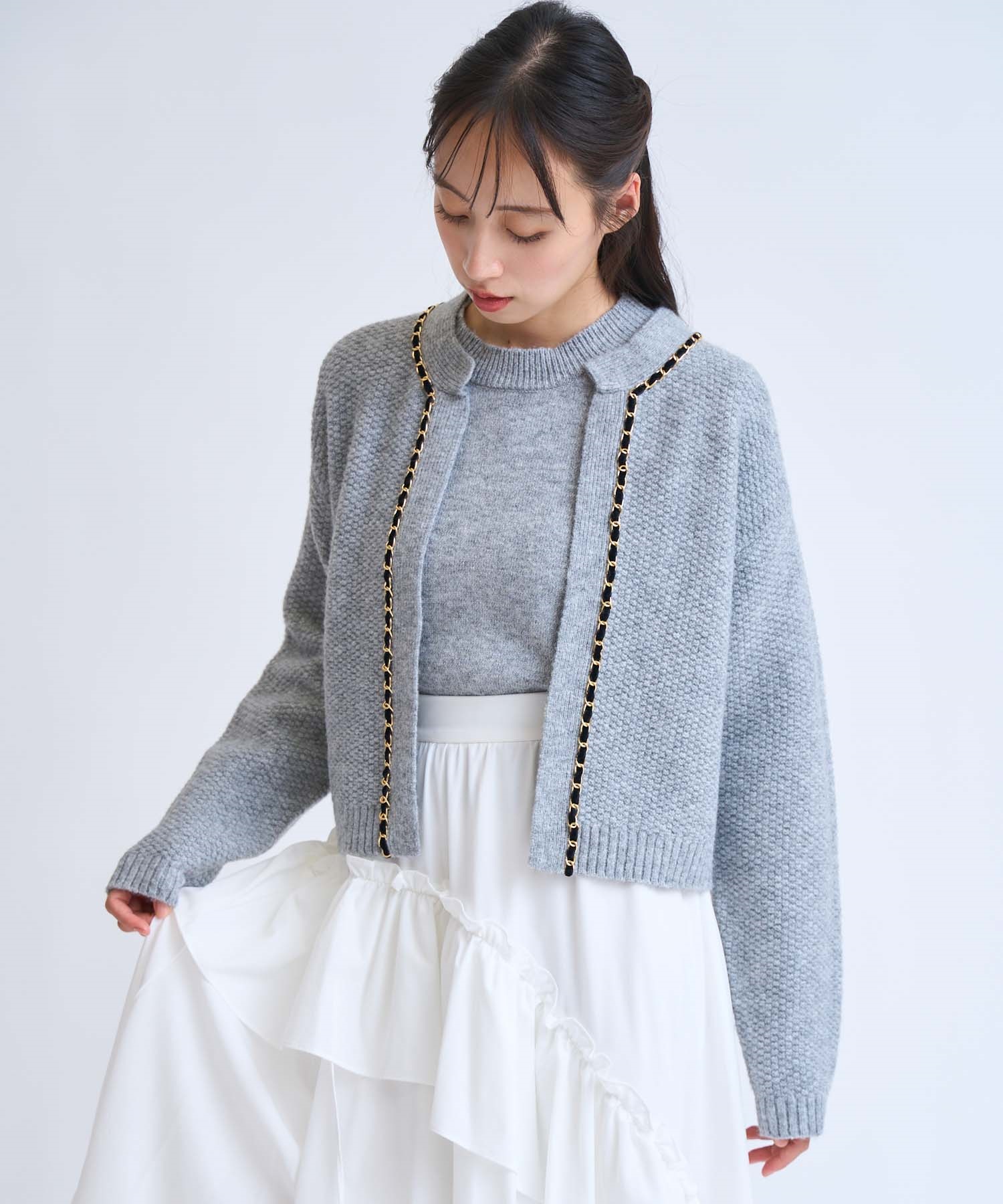 販路限定カラーあり】チェーンブレードニットアンサンブル | ニット