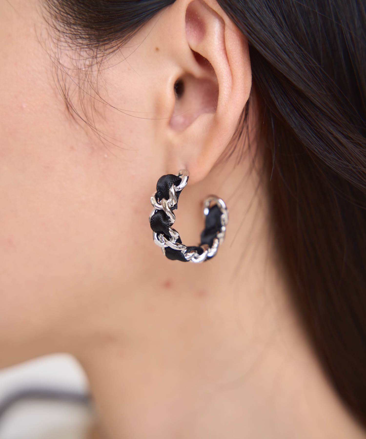 リボンチェーンフープピアス | ピアス | NOELA OFFICIAL WEB STORE