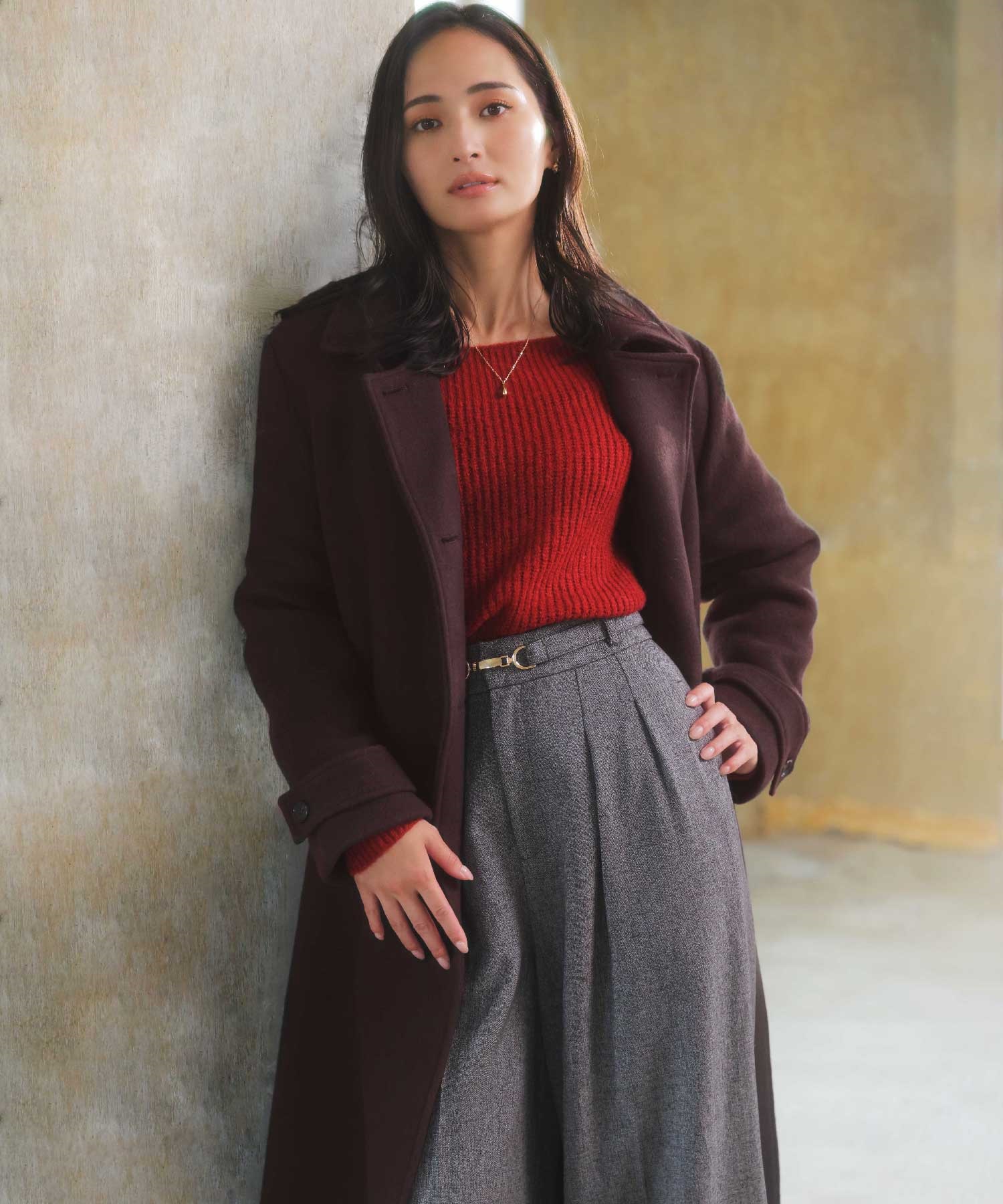 ステンカラーウールコート | コート | NOELA OFFICIAL WEB STORE