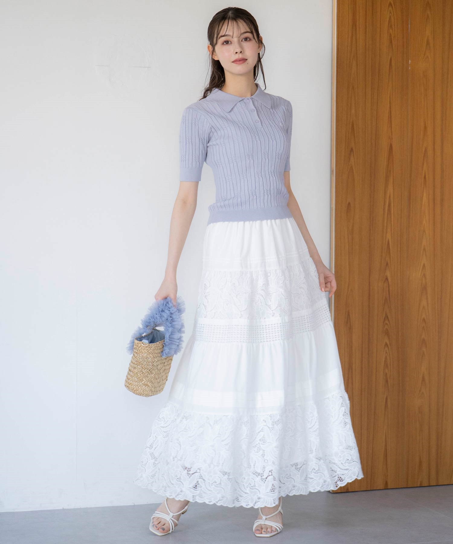 ケーブルポロニット | ニット | NOELA OFFICIAL WEB STORE