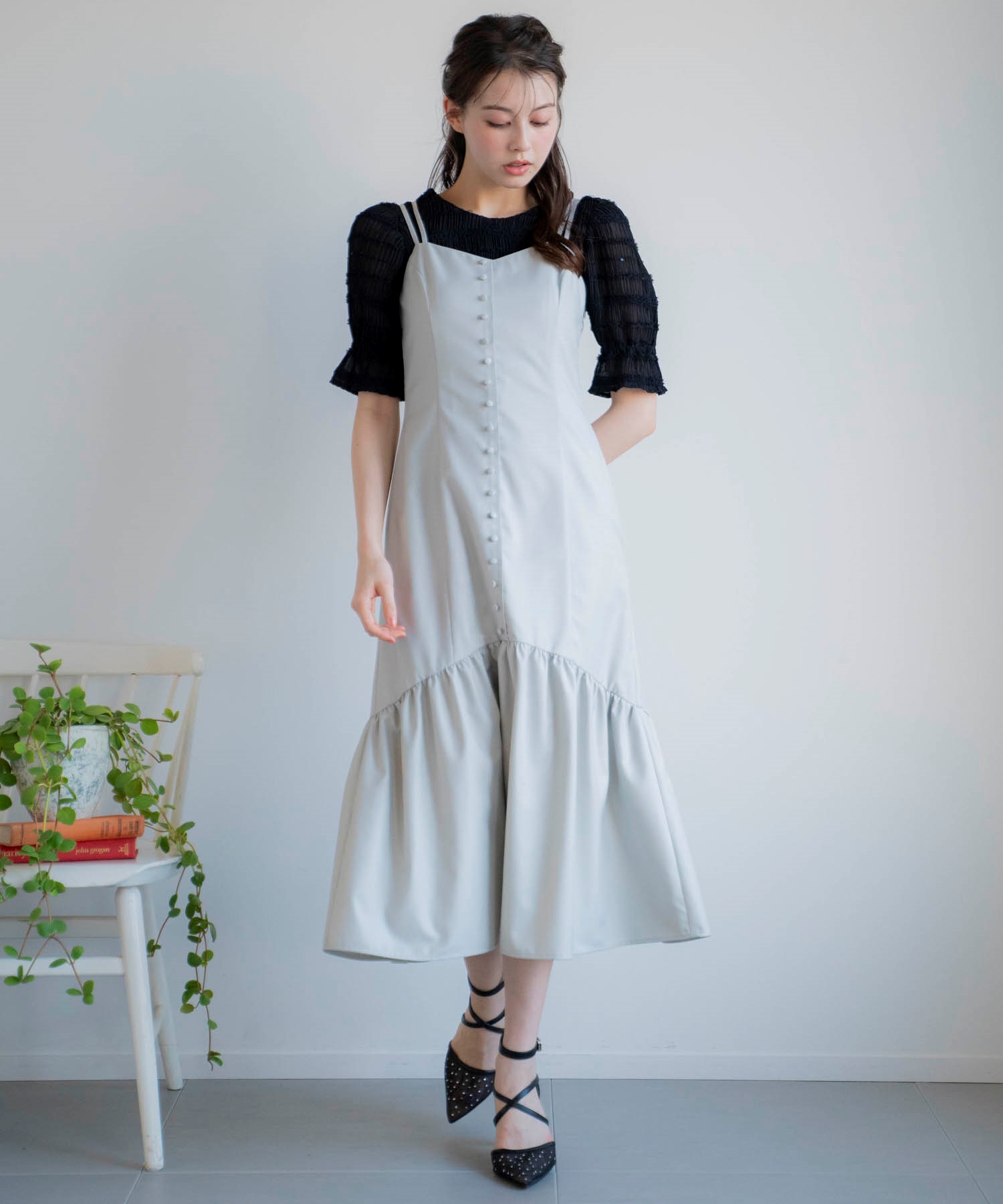 メニーボタンキャミワンピ | キャミワンピース | NOELA OFFICIAL WEB STORE