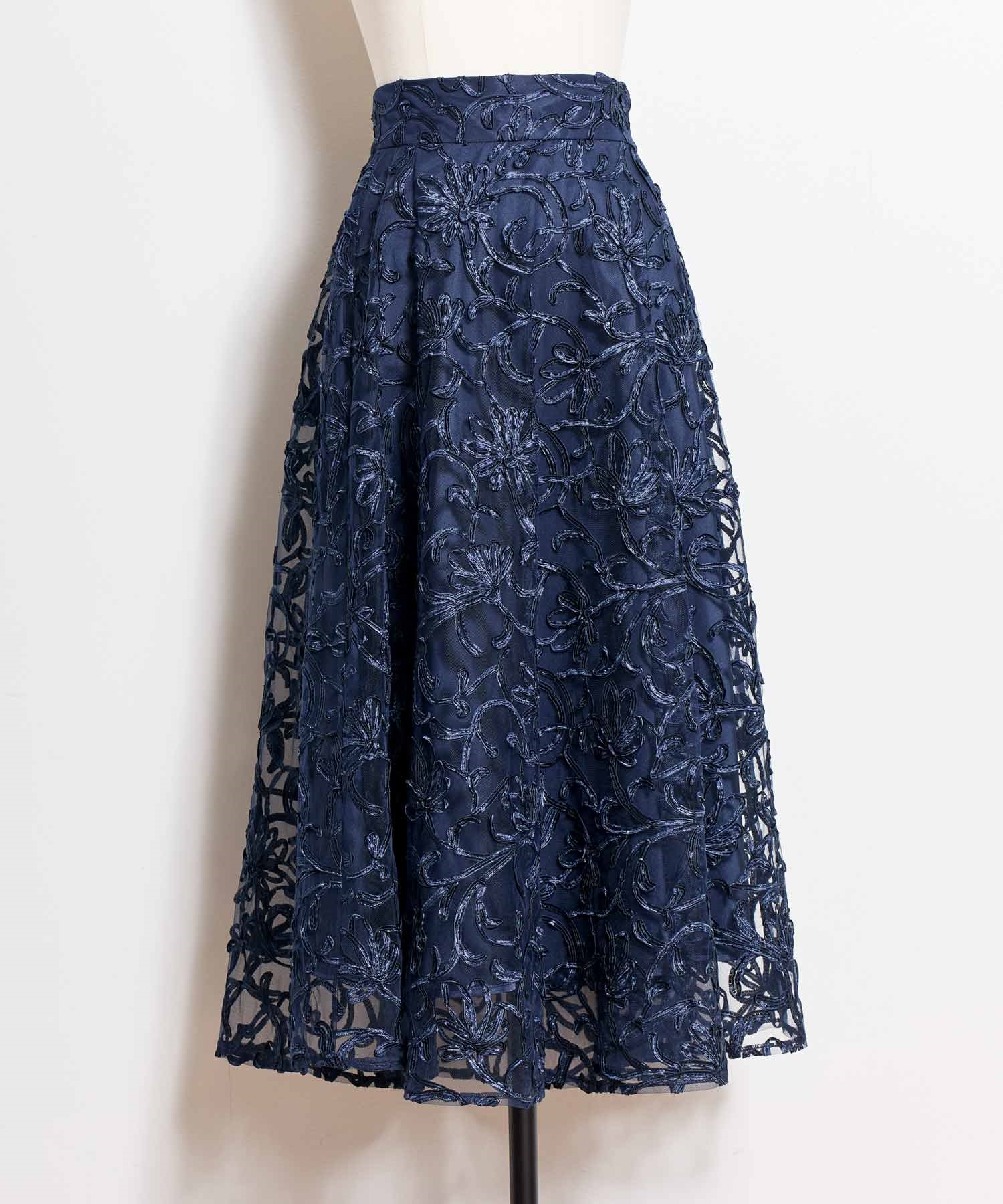 コード刺繍スカート | フレアスカート | NOELA OFFICIAL WEB STORE