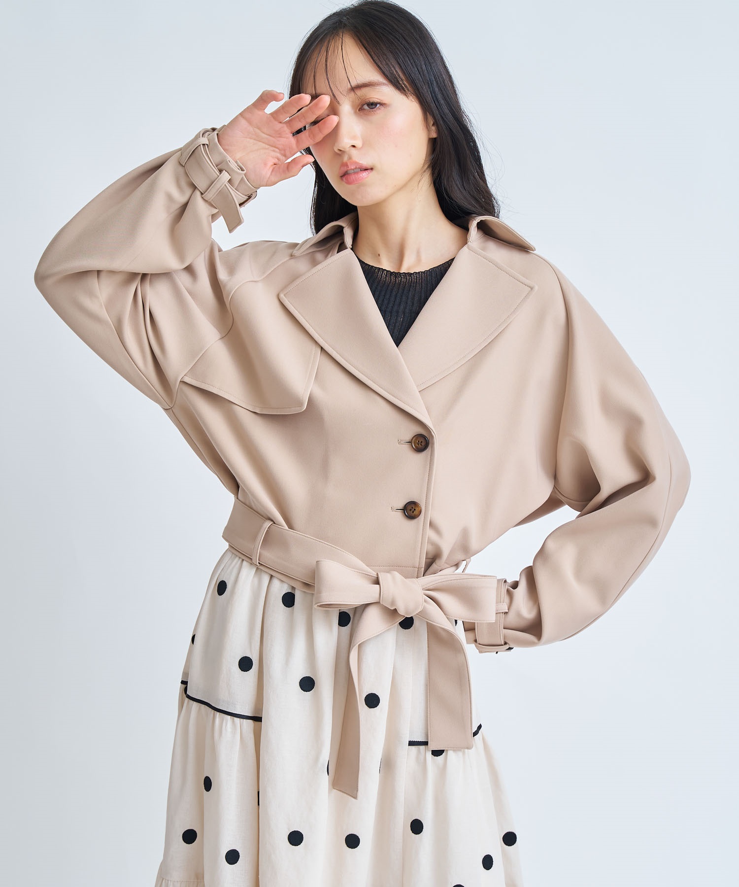 ラグランショートトレンチ | コート | NOELA OFFICIAL WEB STORE