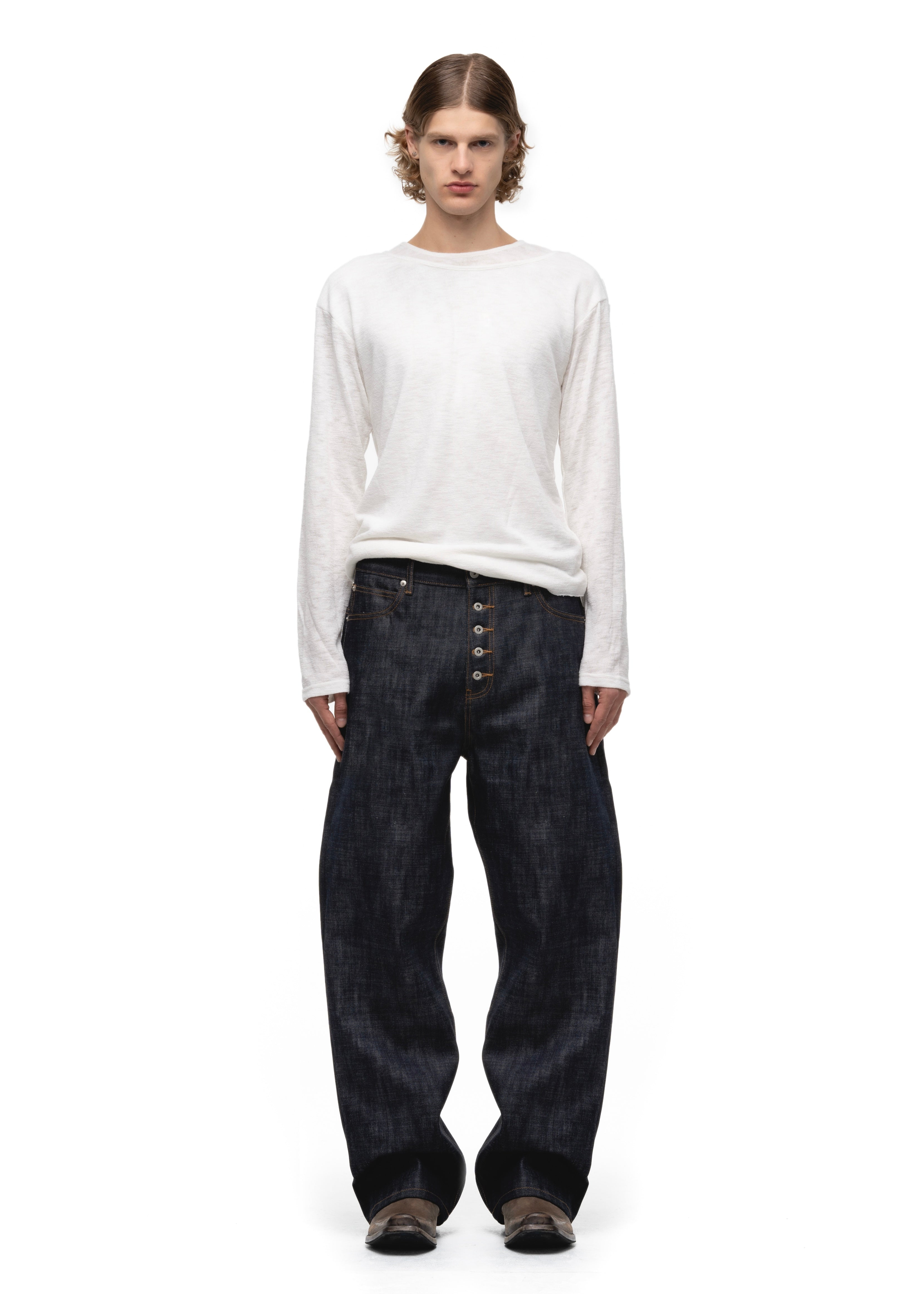 RAW DENIM JAPANESE REGULAR FIT BLUE – NO/FAITH STUDIOS