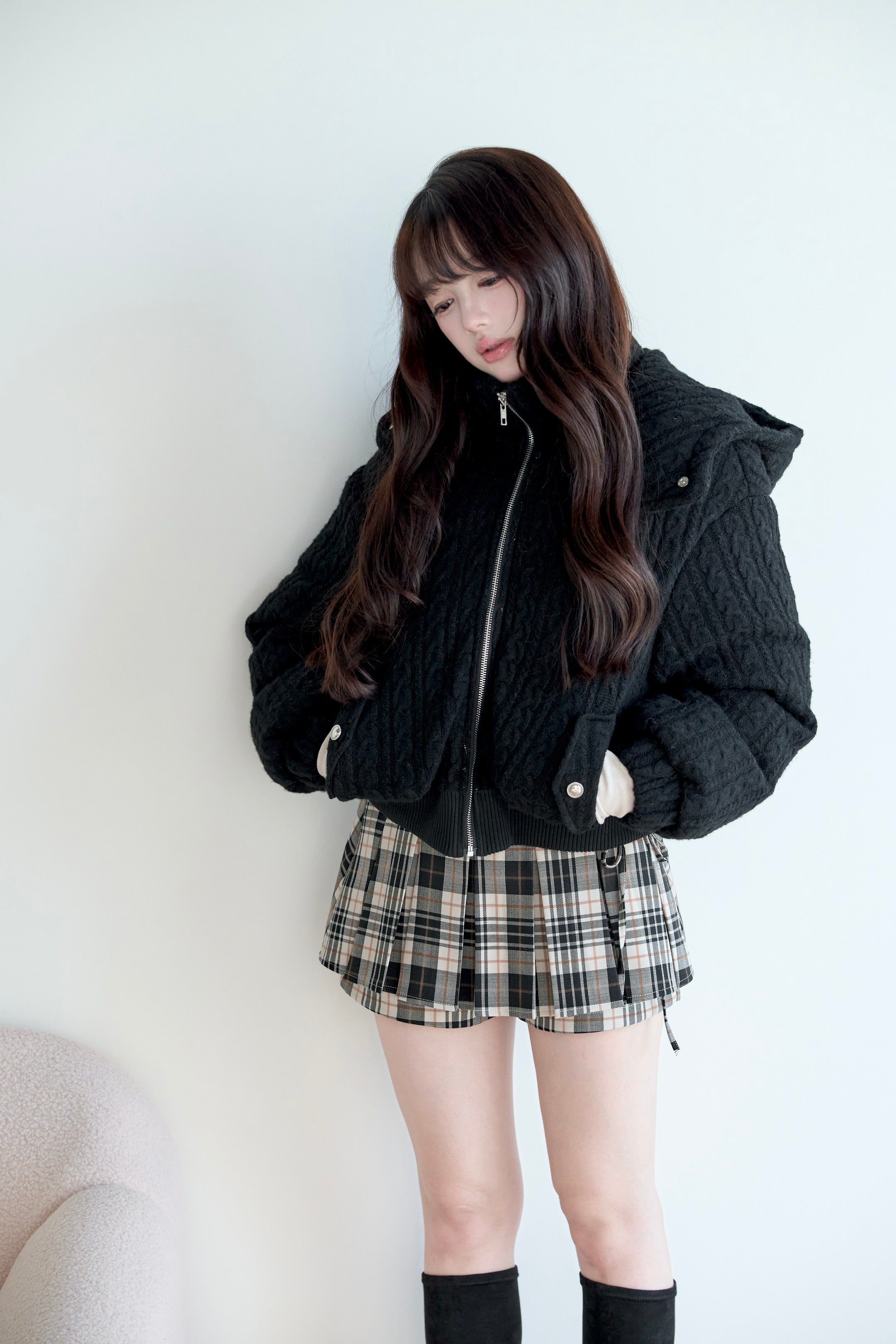 BunnyLis:リボンオフショルダーニットトップス – NoGenki