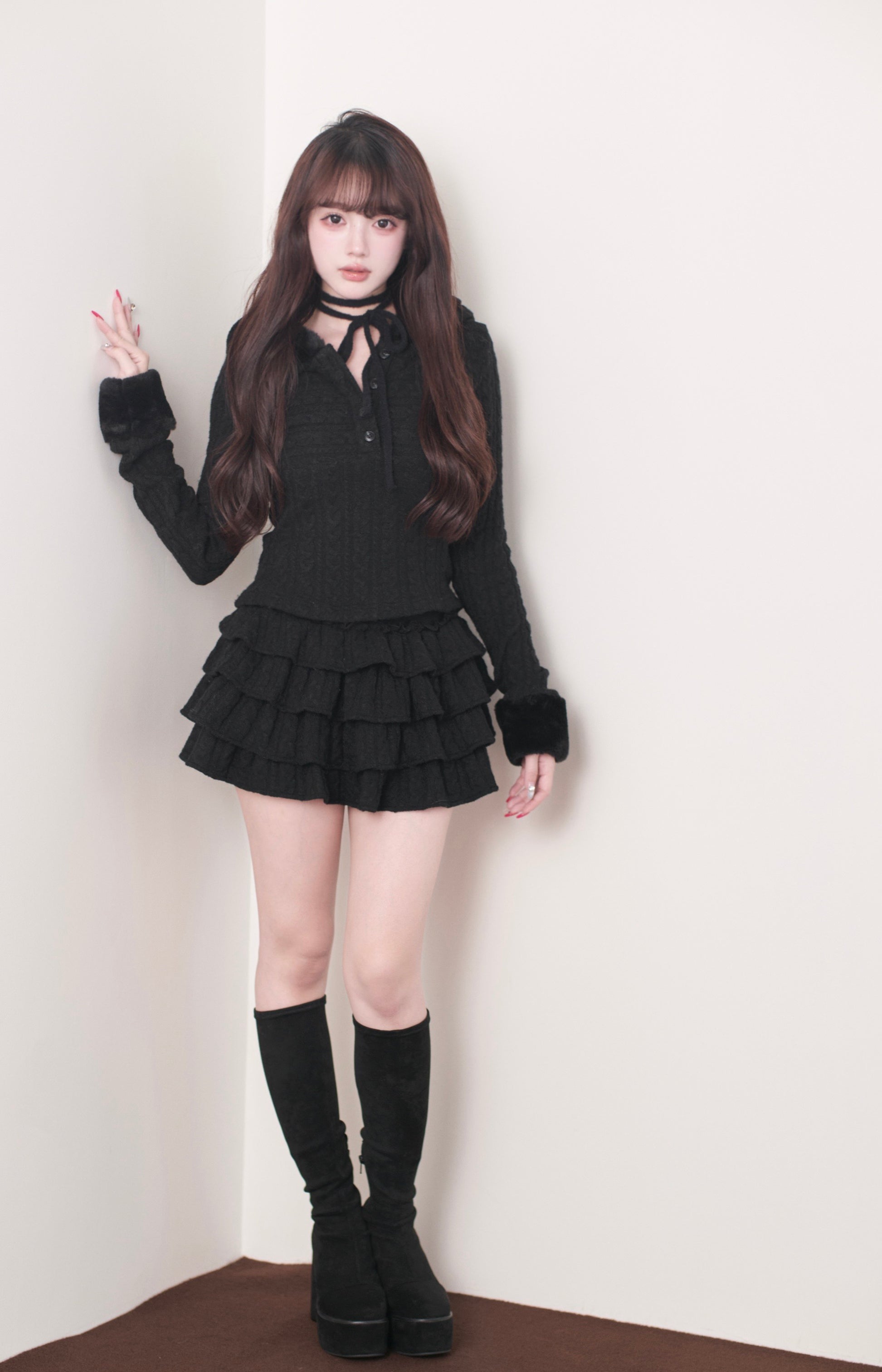 BunnyLis:リボンオフショルダーニットトップス – NoGenki